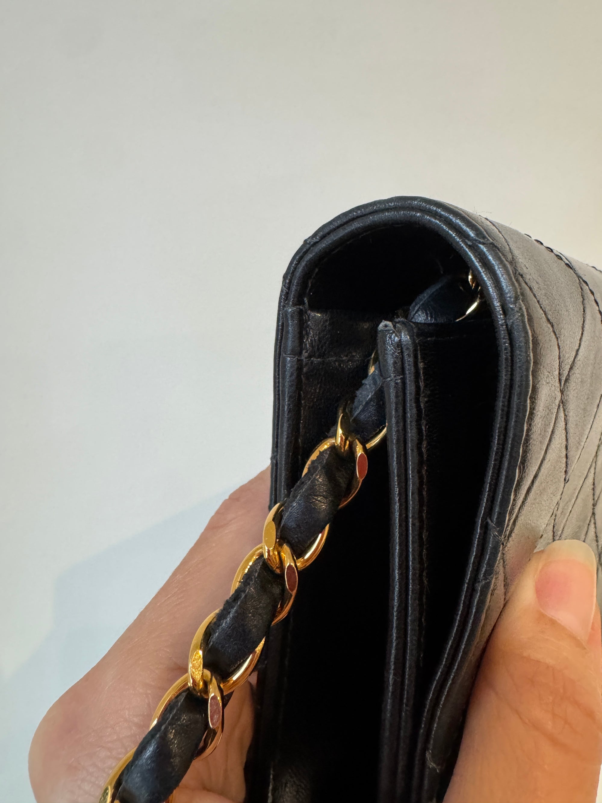 Chanel Vintage Flap Handbag Black, circa 1990s