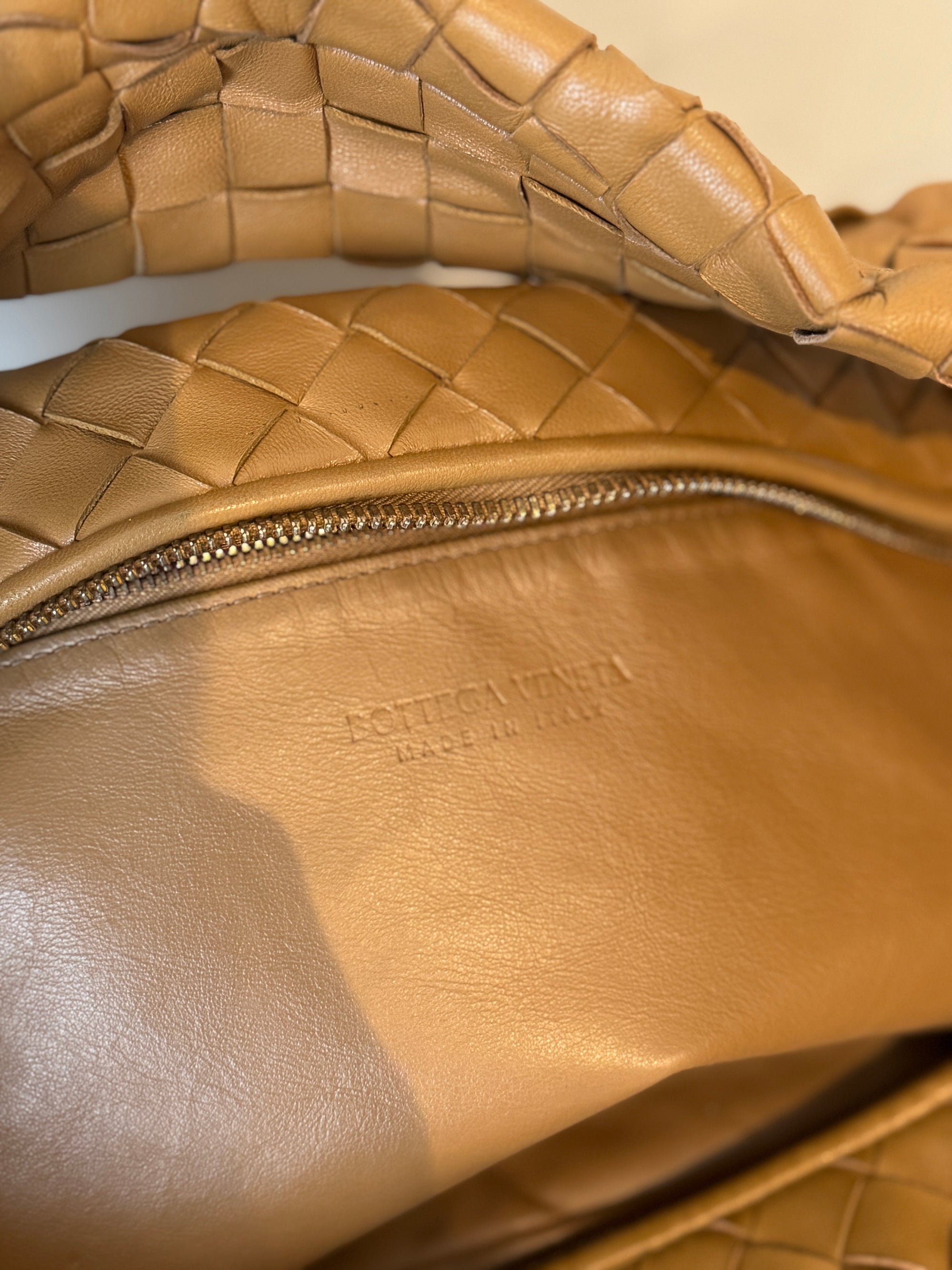 Bottega Veneta Teen Jodie Bag, Brown