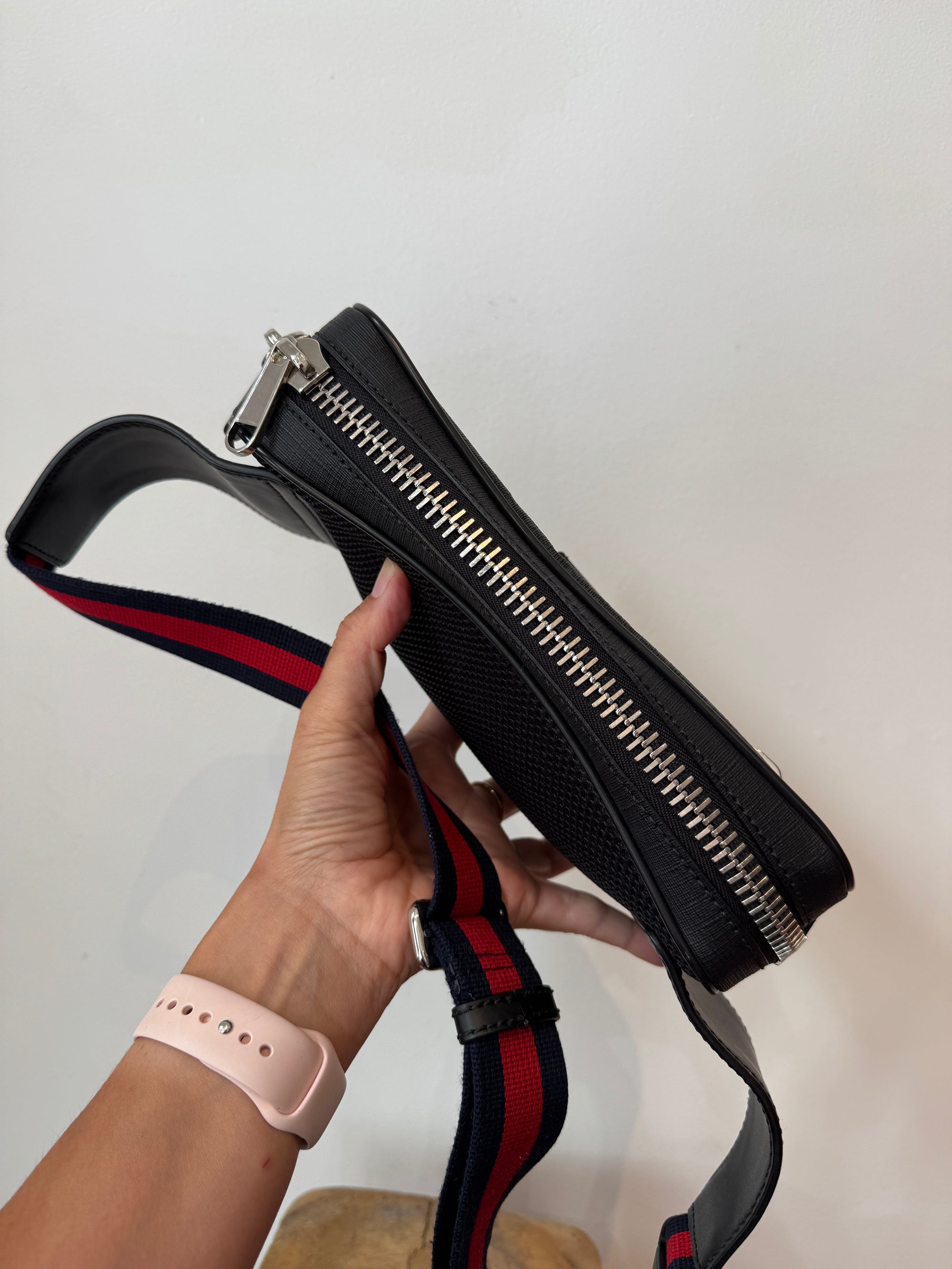 Gucci GG Supreme Belt Bag, Black