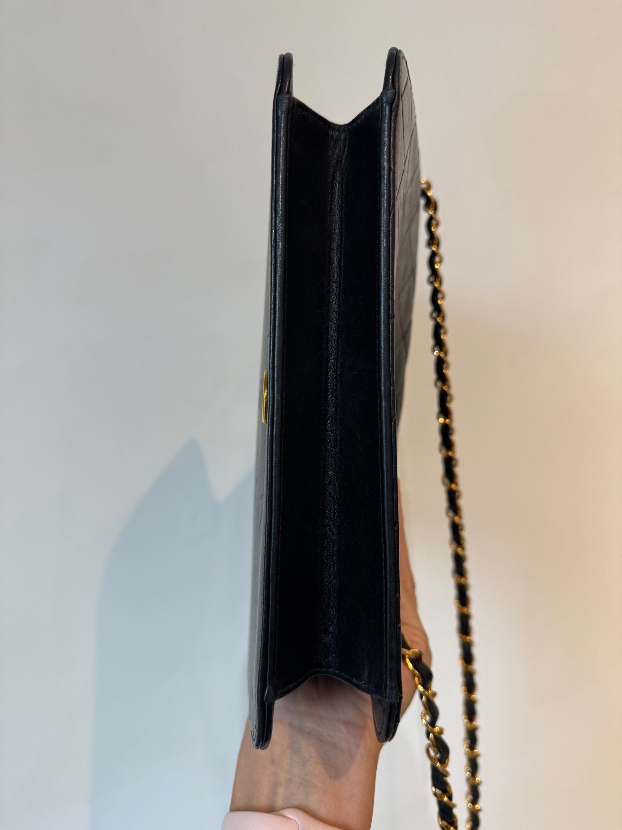 Chanel Vintage Flap Handbag Black, circa 1990s