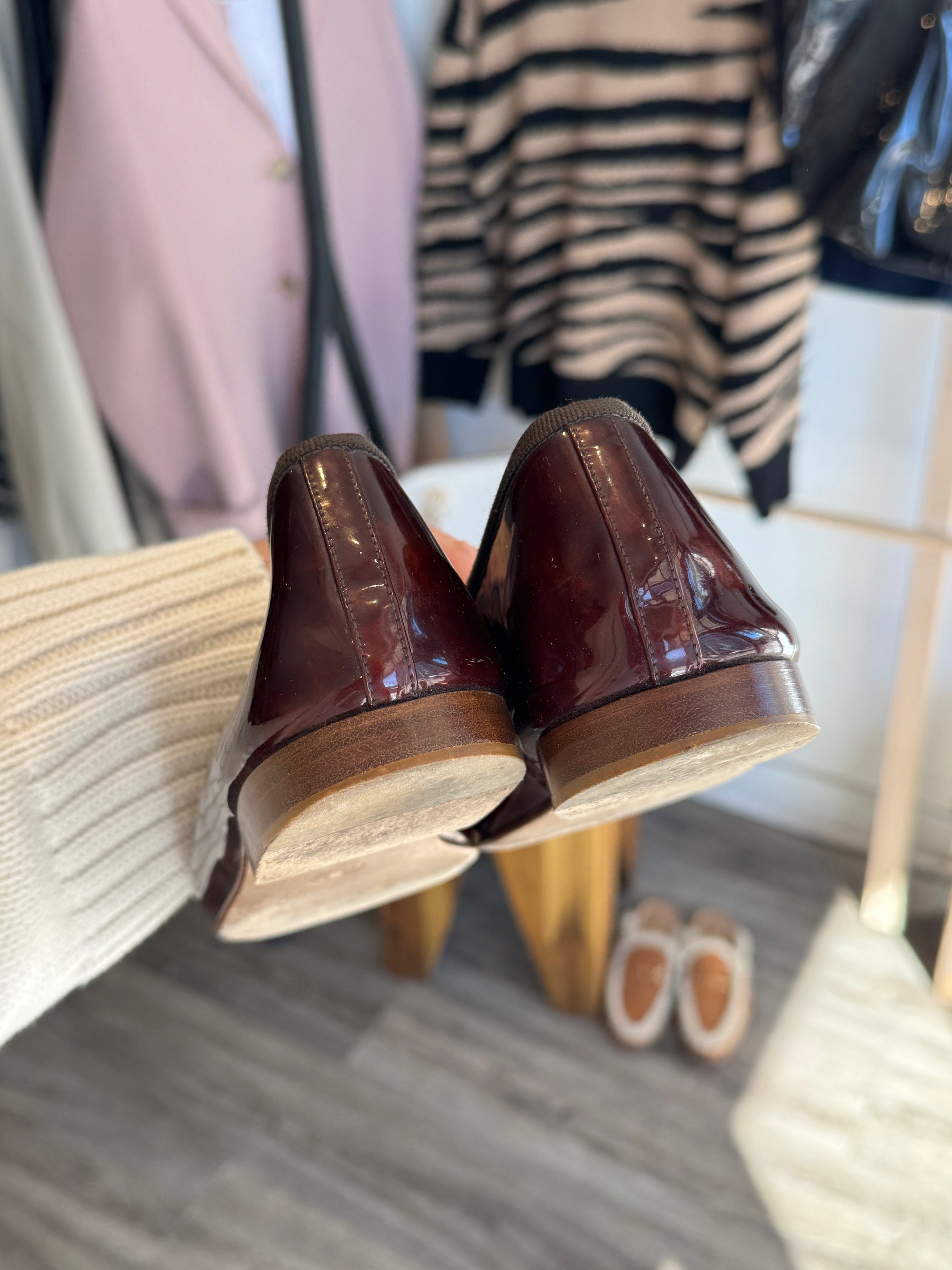 Chanel Ballerina Flats Brown Tortoise, 39.5