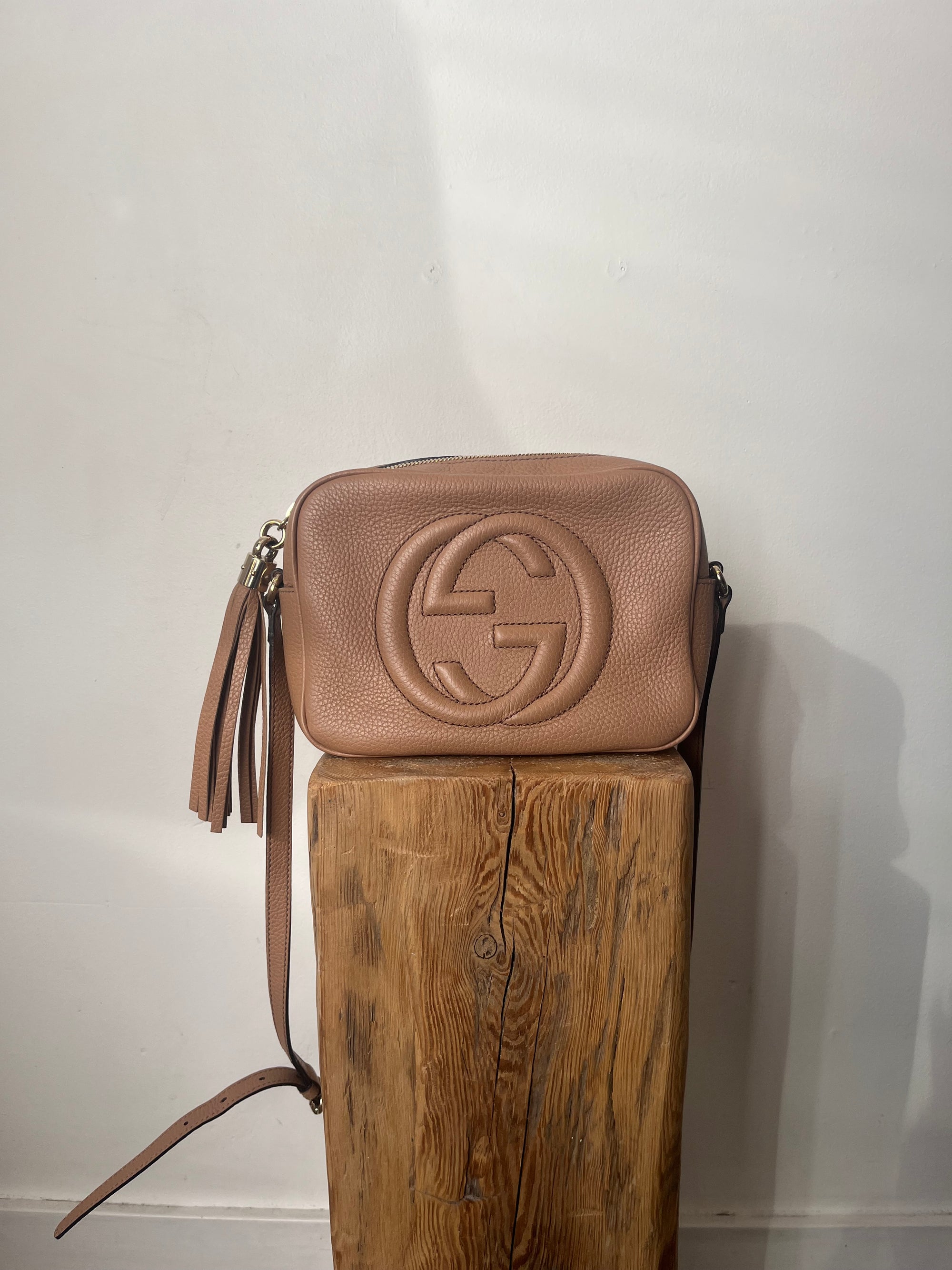 Gucci Soho Disco Bag, Beige