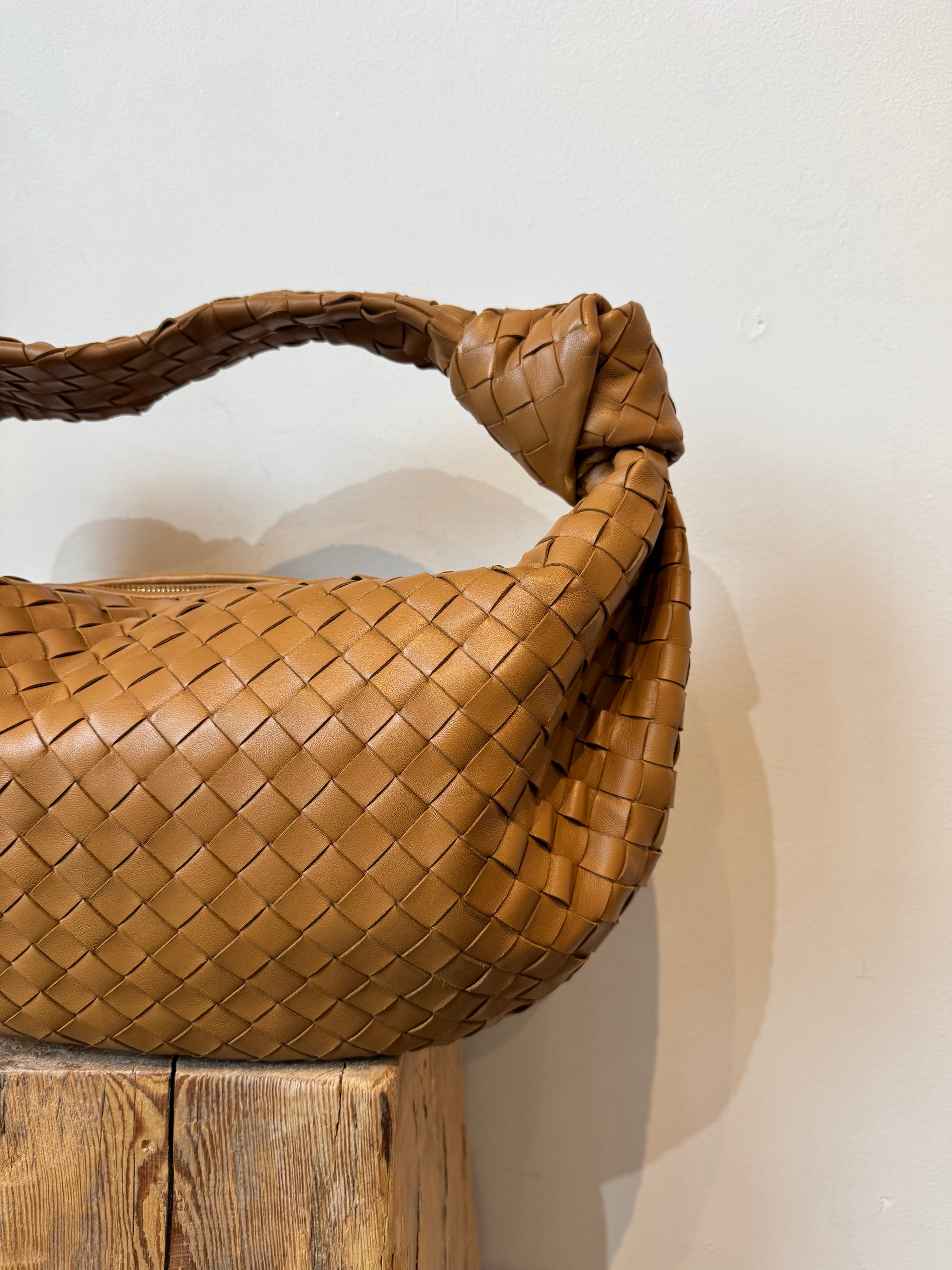 Bottega Veneta Teen Jodie Bag, Brown