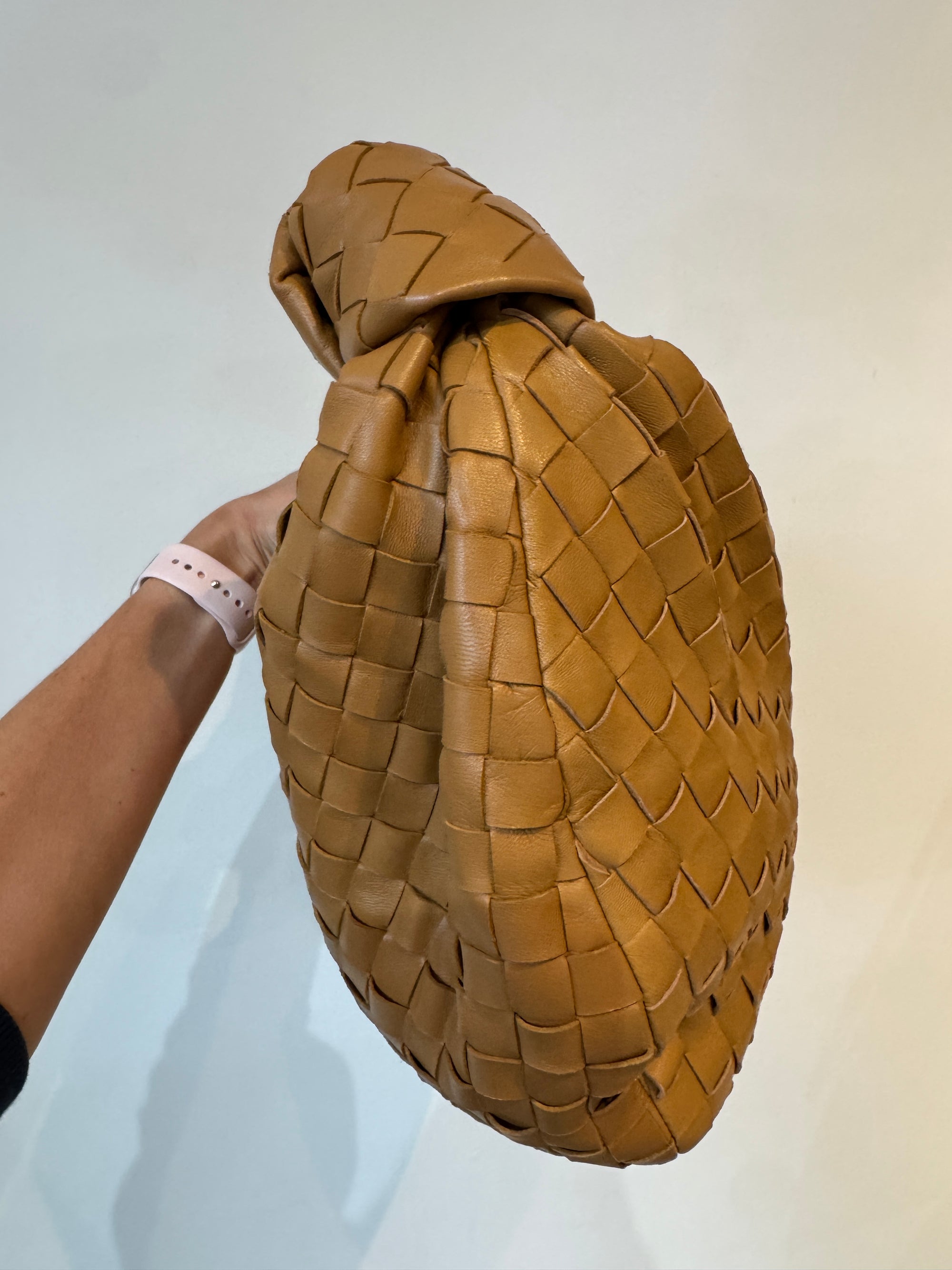 Bottega Veneta Teen Jodie Bag, Brown