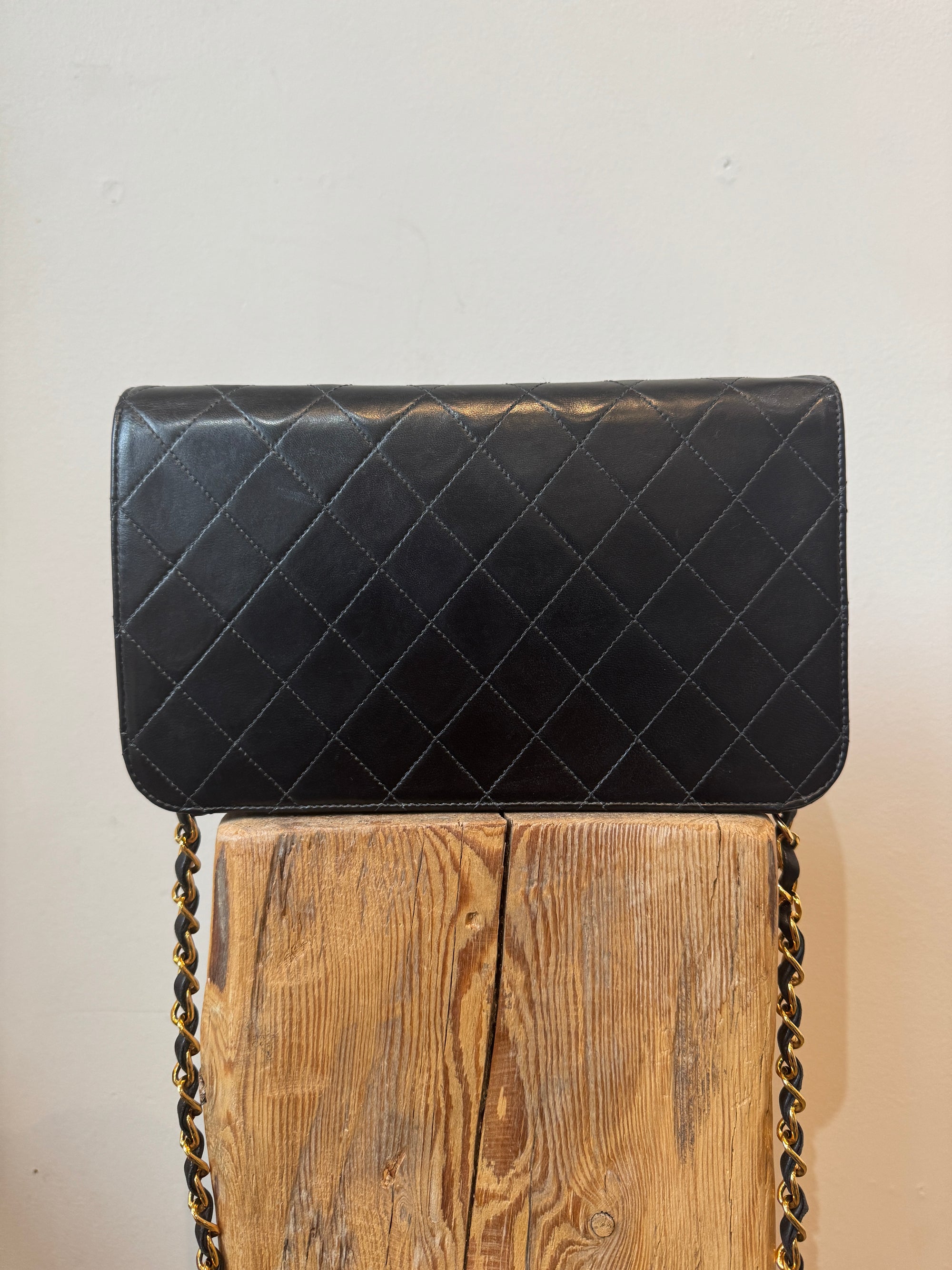Chanel Vintage Flap Handbag Black, circa 1990s