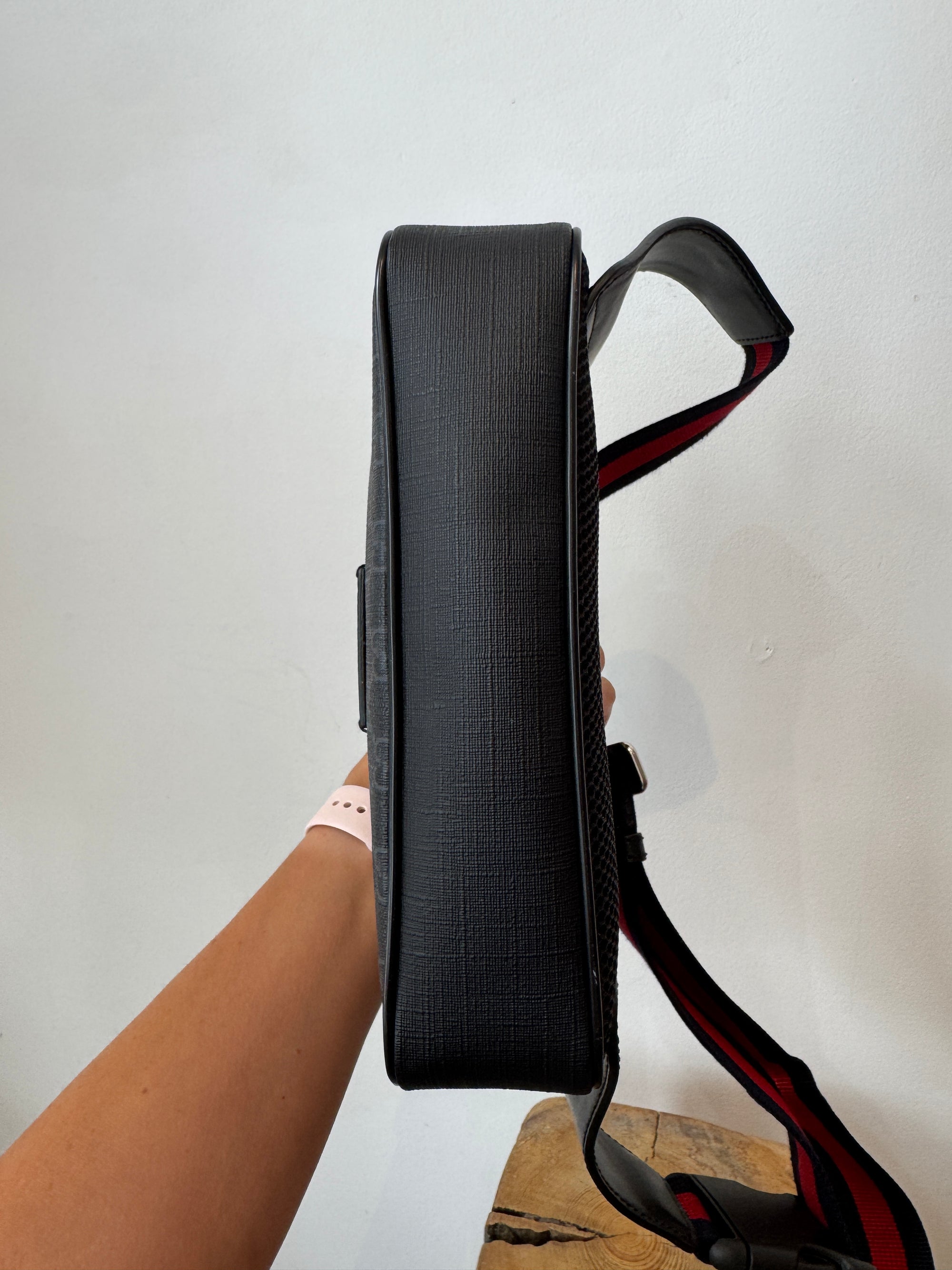 Gucci GG Supreme Belt Bag, Black