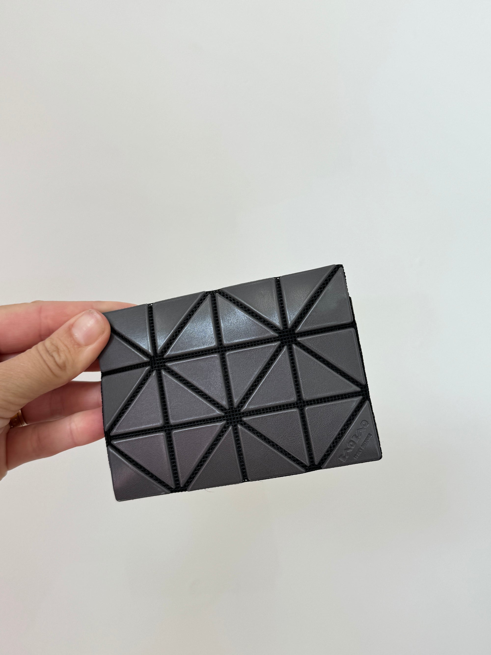 Issey Miyake Bao Bao Grey Matte Wallet