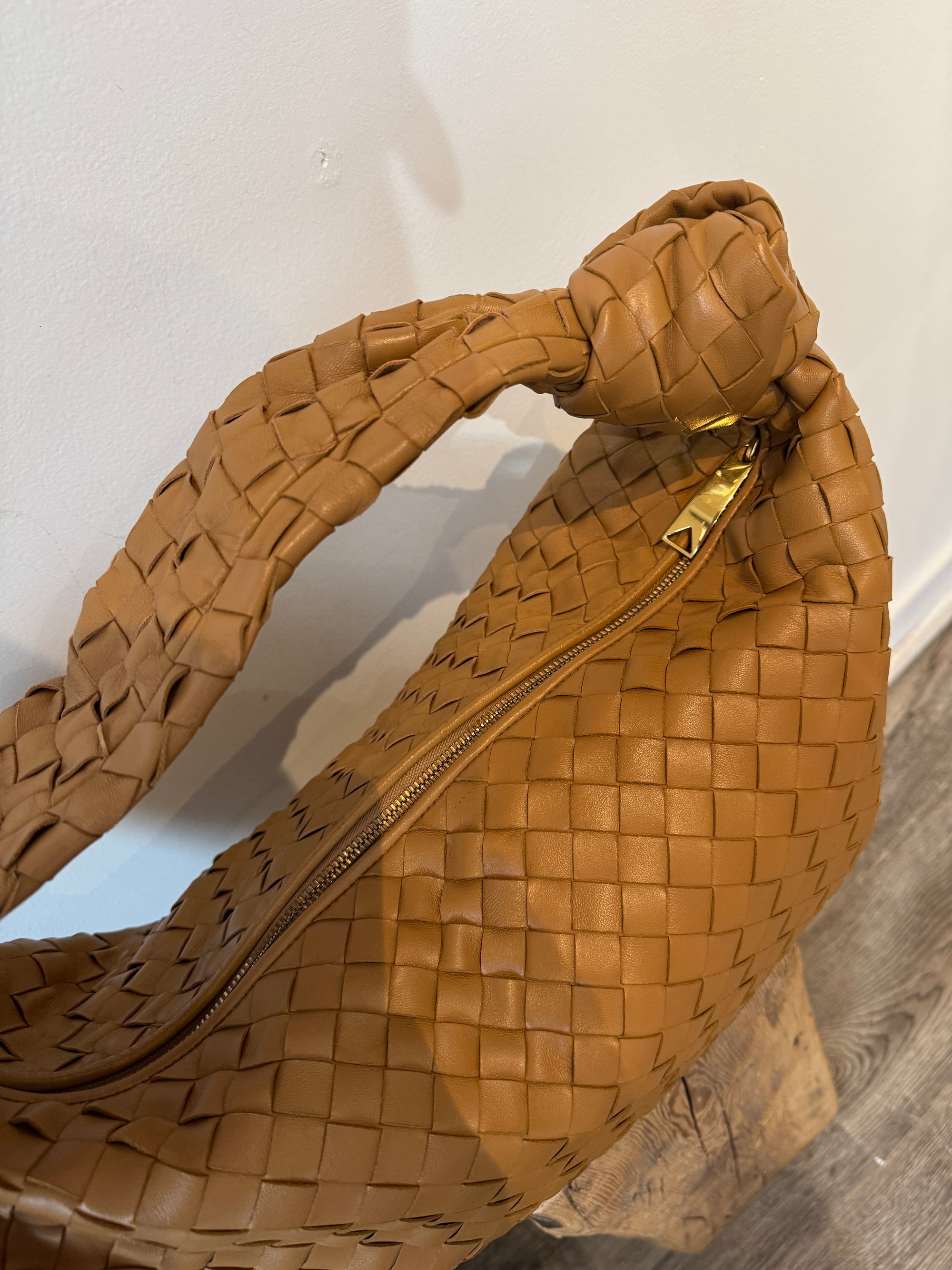 Bottega Veneta Teen Jodie Bag, Brown