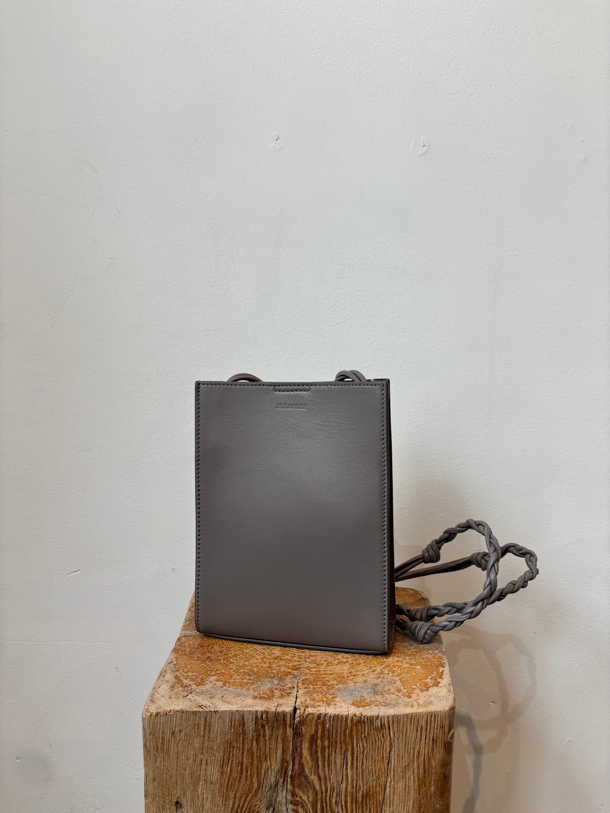 Jil Sander Tangle Small Shoulder Bag, Grey