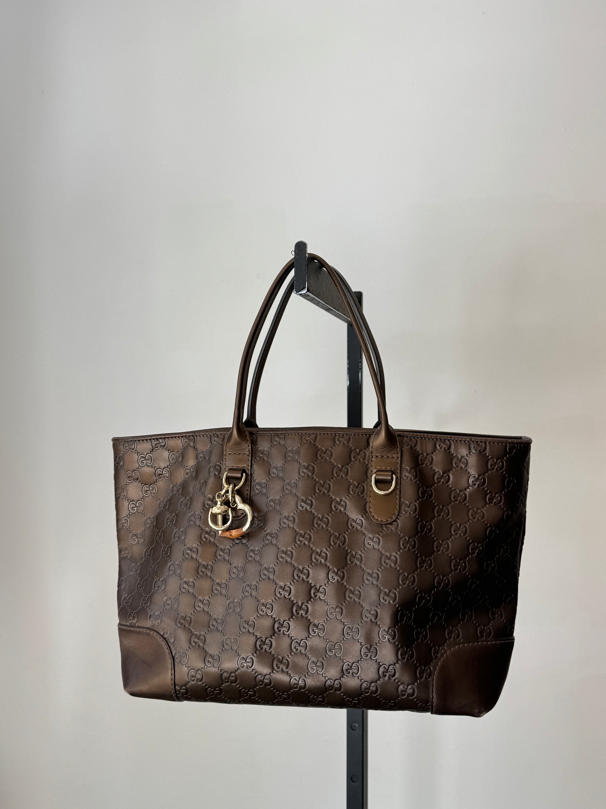 Gucci GG Tote Handbag Bronze