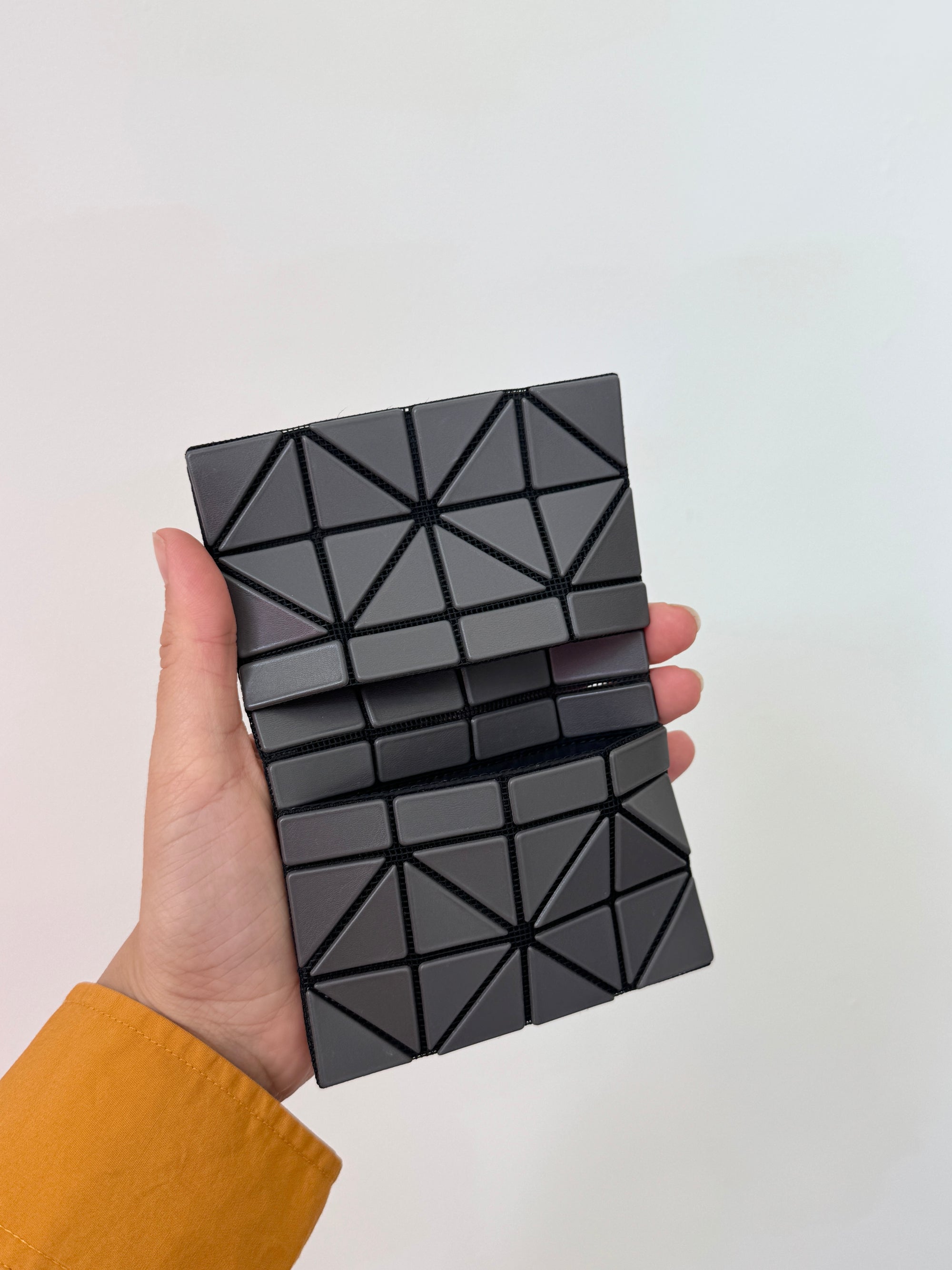 Issey Miyake Bao Bao Grey Matte Wallet