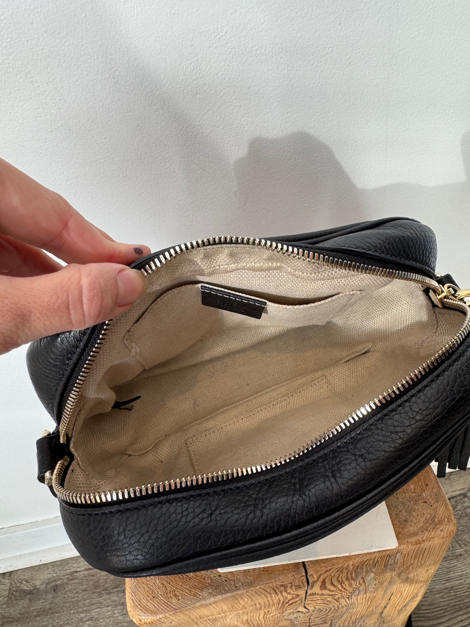 Gucci Soho Disco Bag, Black