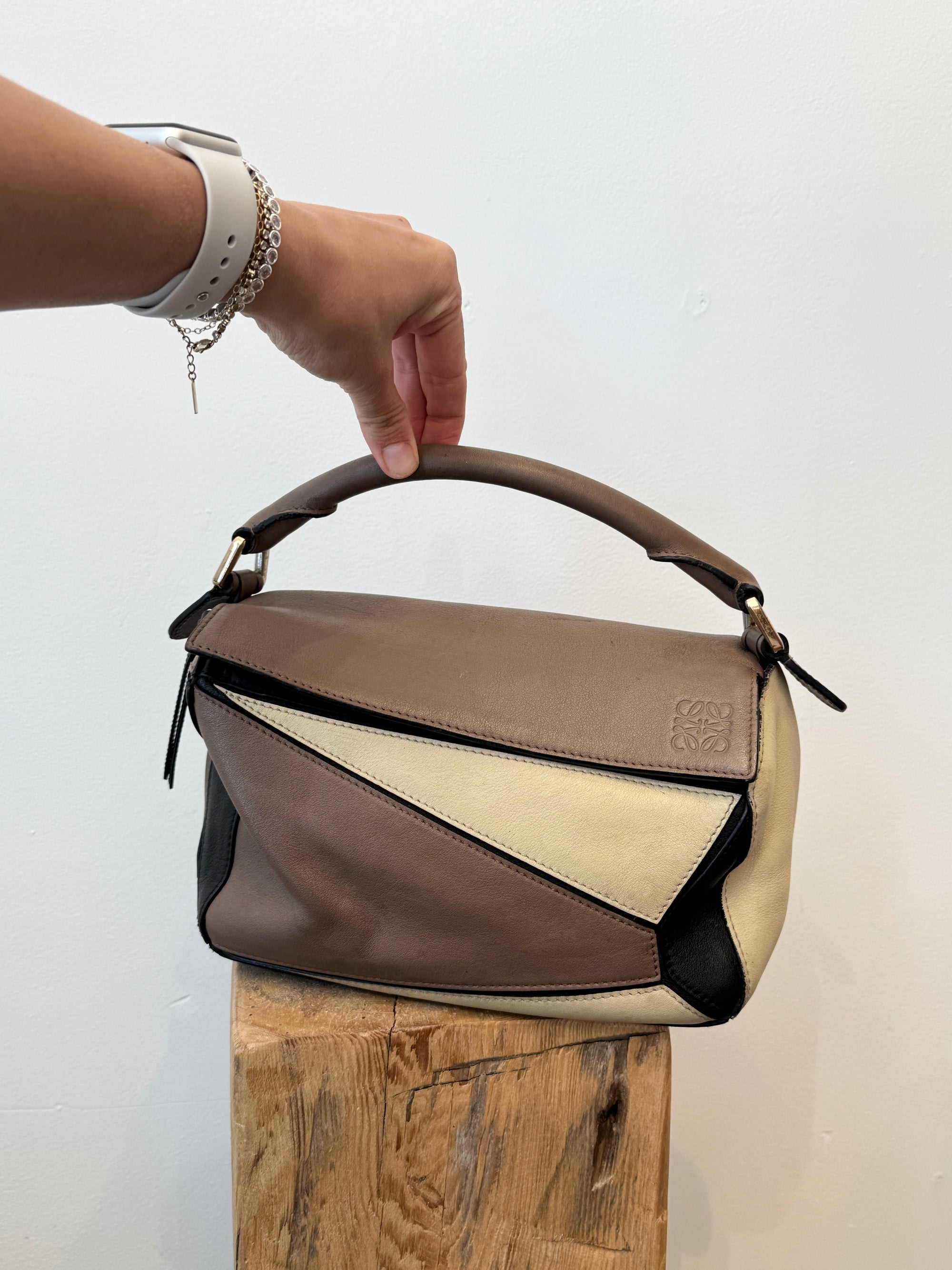 Loewe Puzzle Bag, Small, Handbags Brown