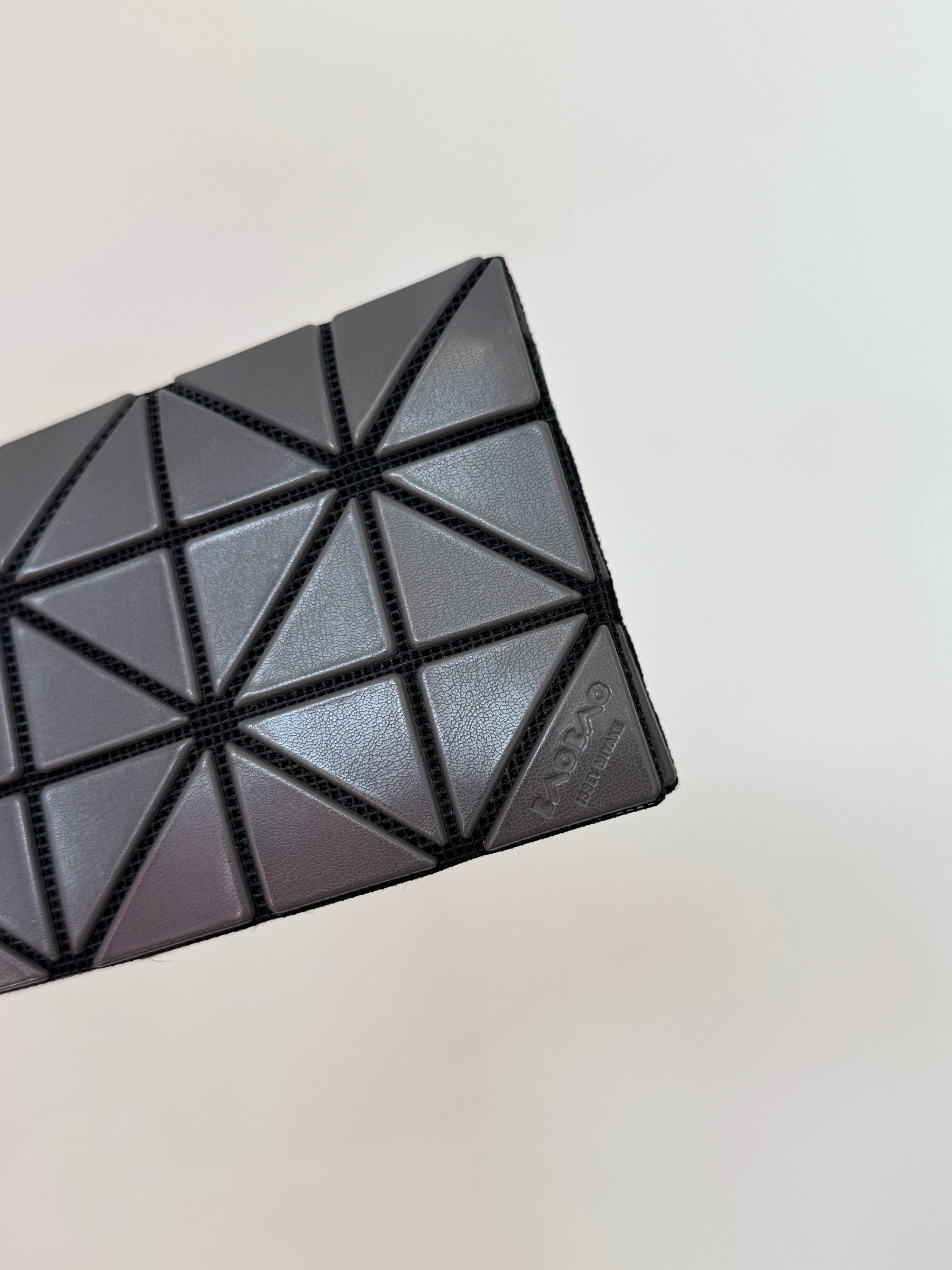Issey Miyake Bao Bao Grey Matte Wallet