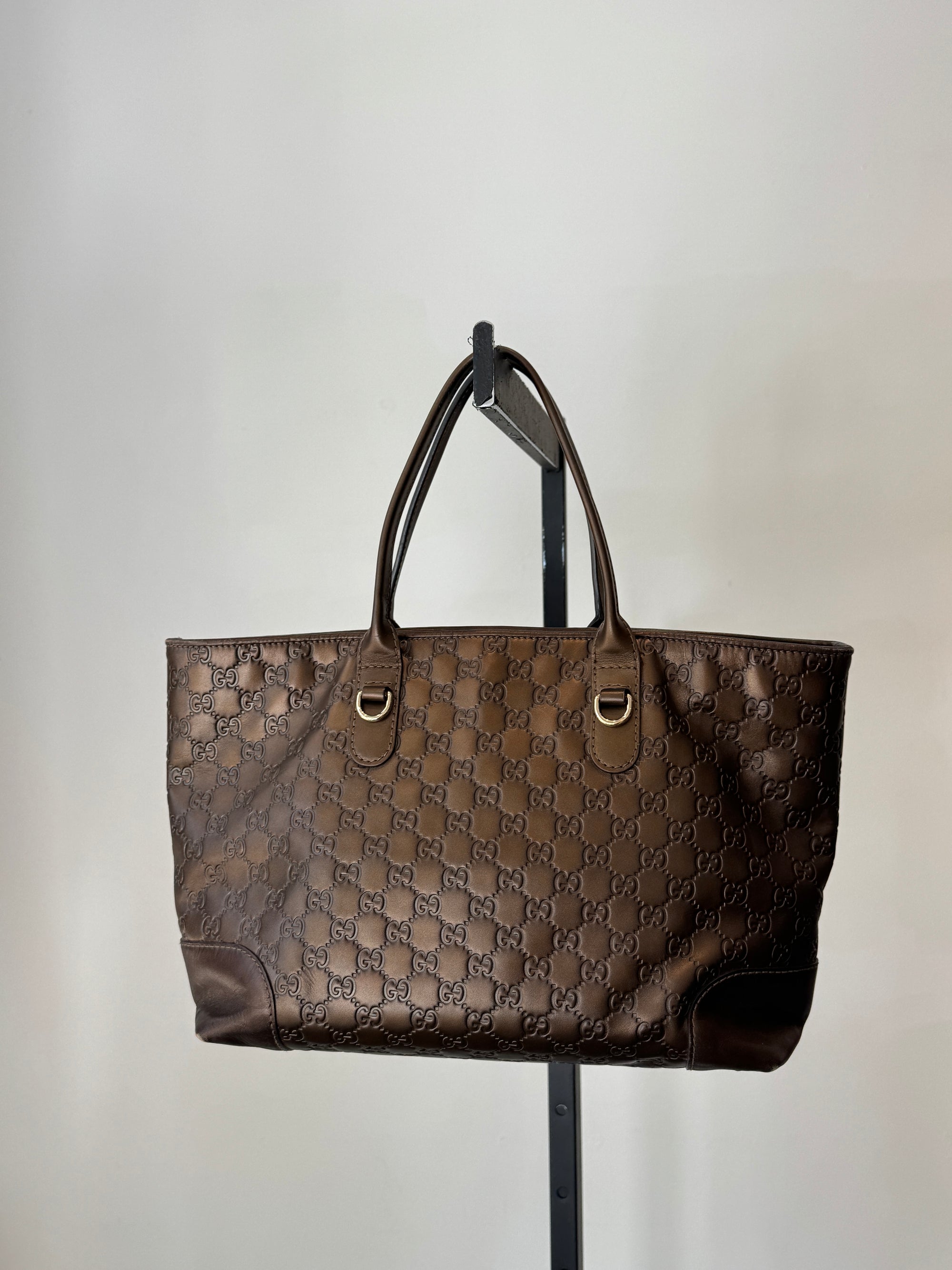 Gucci GG Tote Handbag Bronze