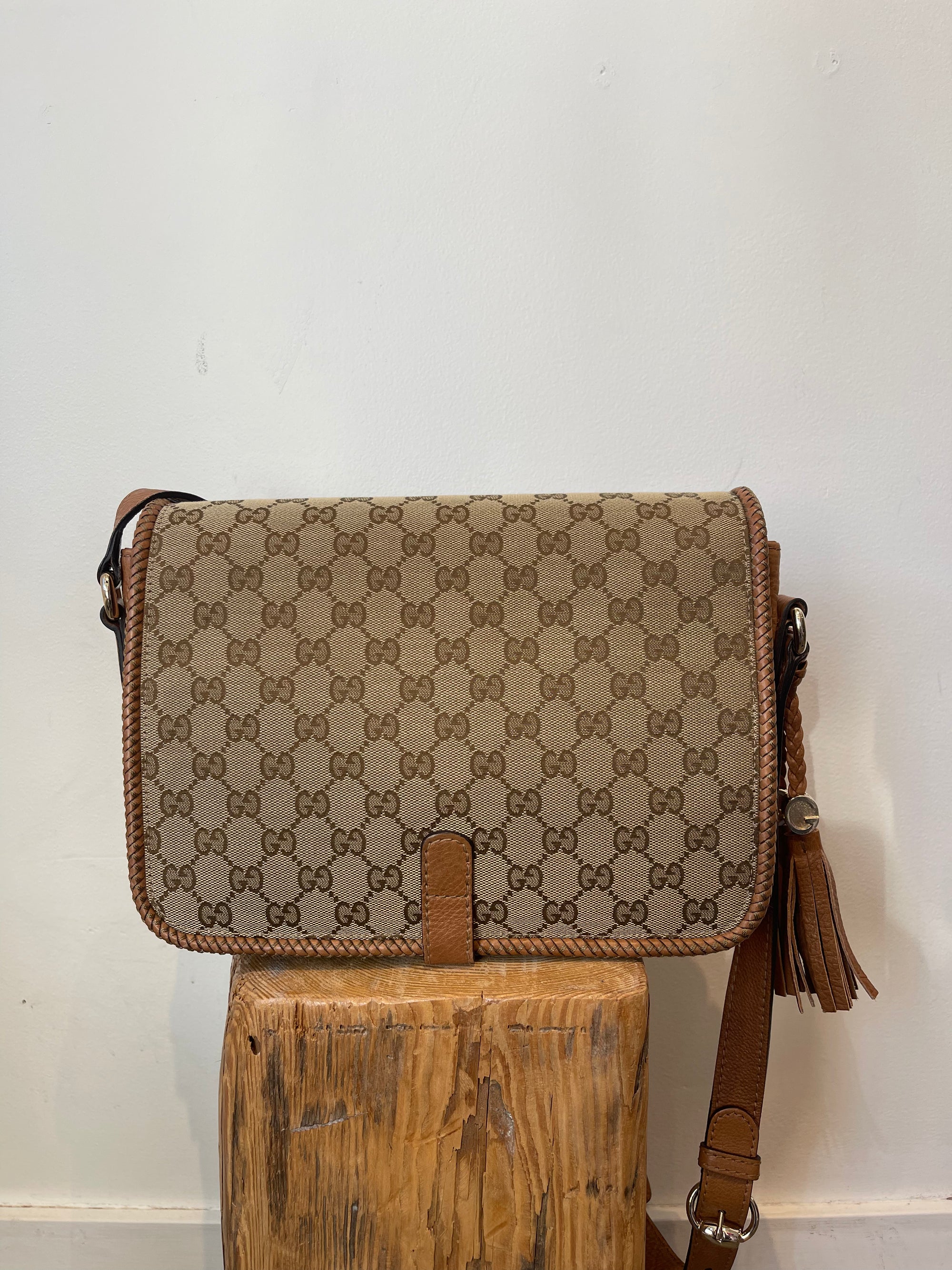 Gucci Marrakech Medium Messenger Tassel Bag