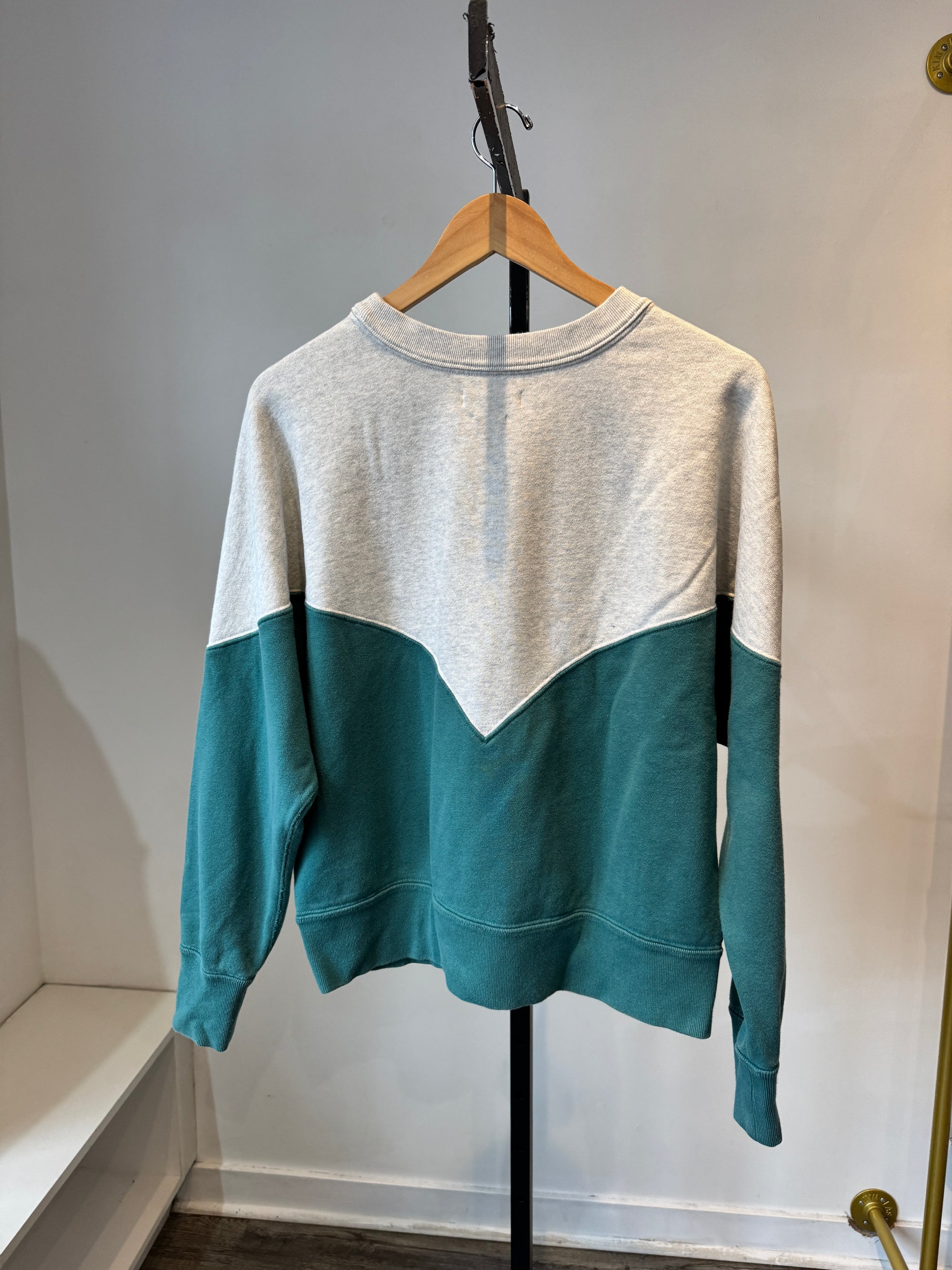 Isabel Marant Houston Sweatshirt, Grey, Green, 36