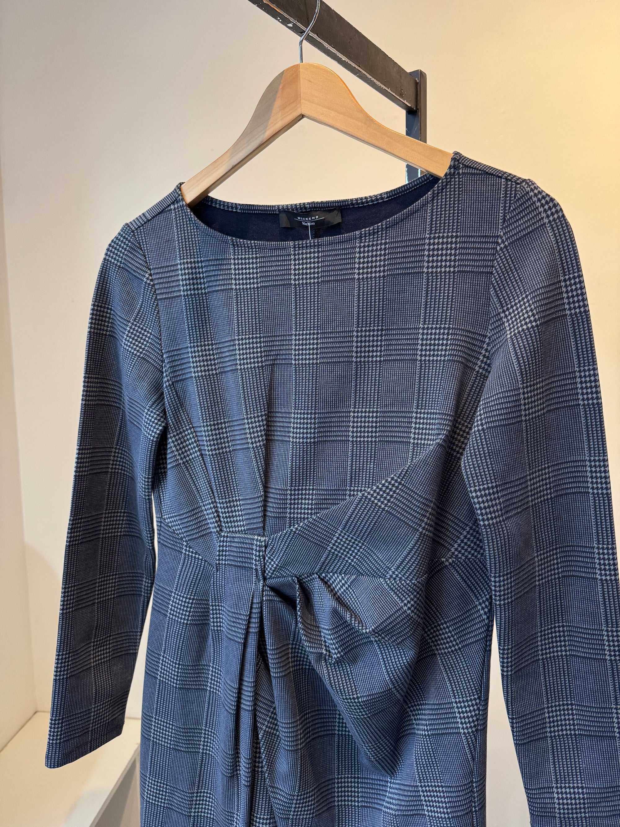 Weekend MAXMARA plaid dress, Blue, M/L