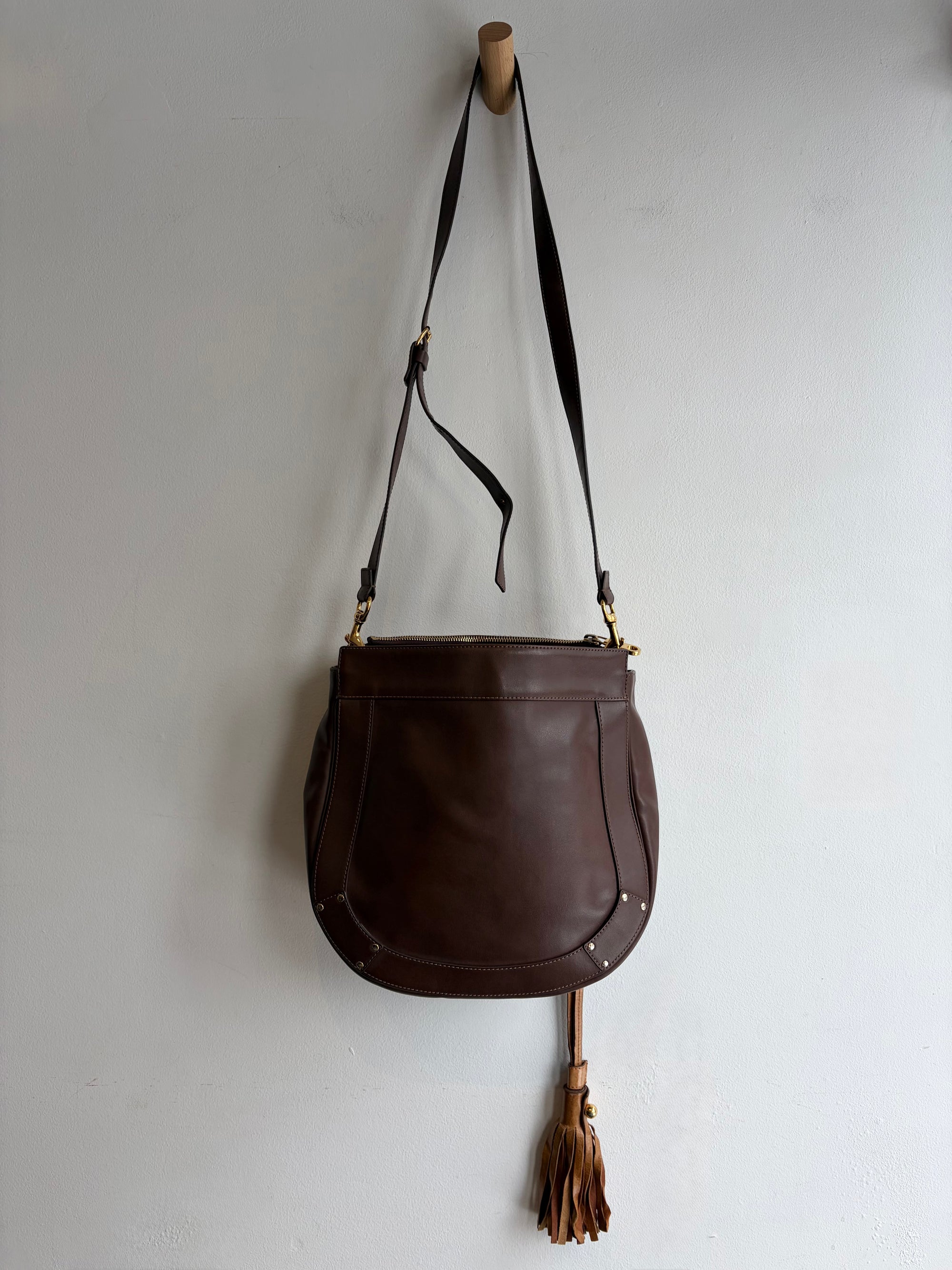 Chloe Eden Crossbody Bag, Brown