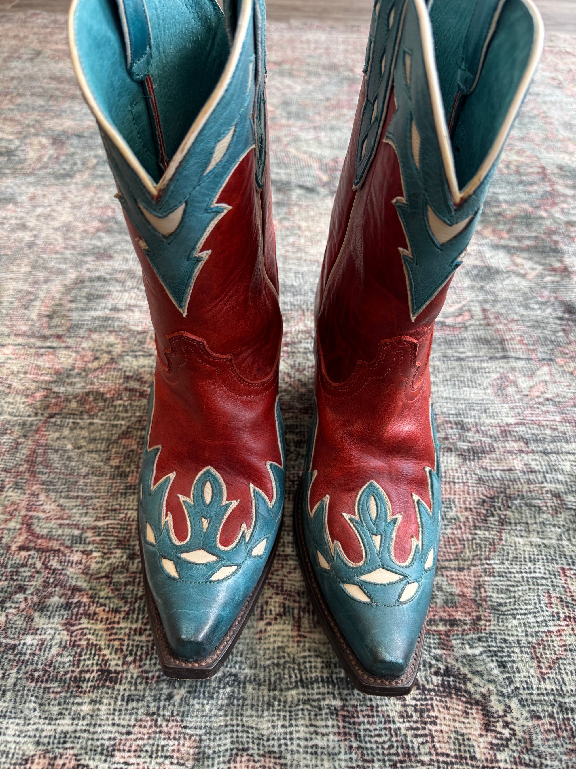 Ariat Juanita Western Boots, Heart Throb Red, 9.5B
