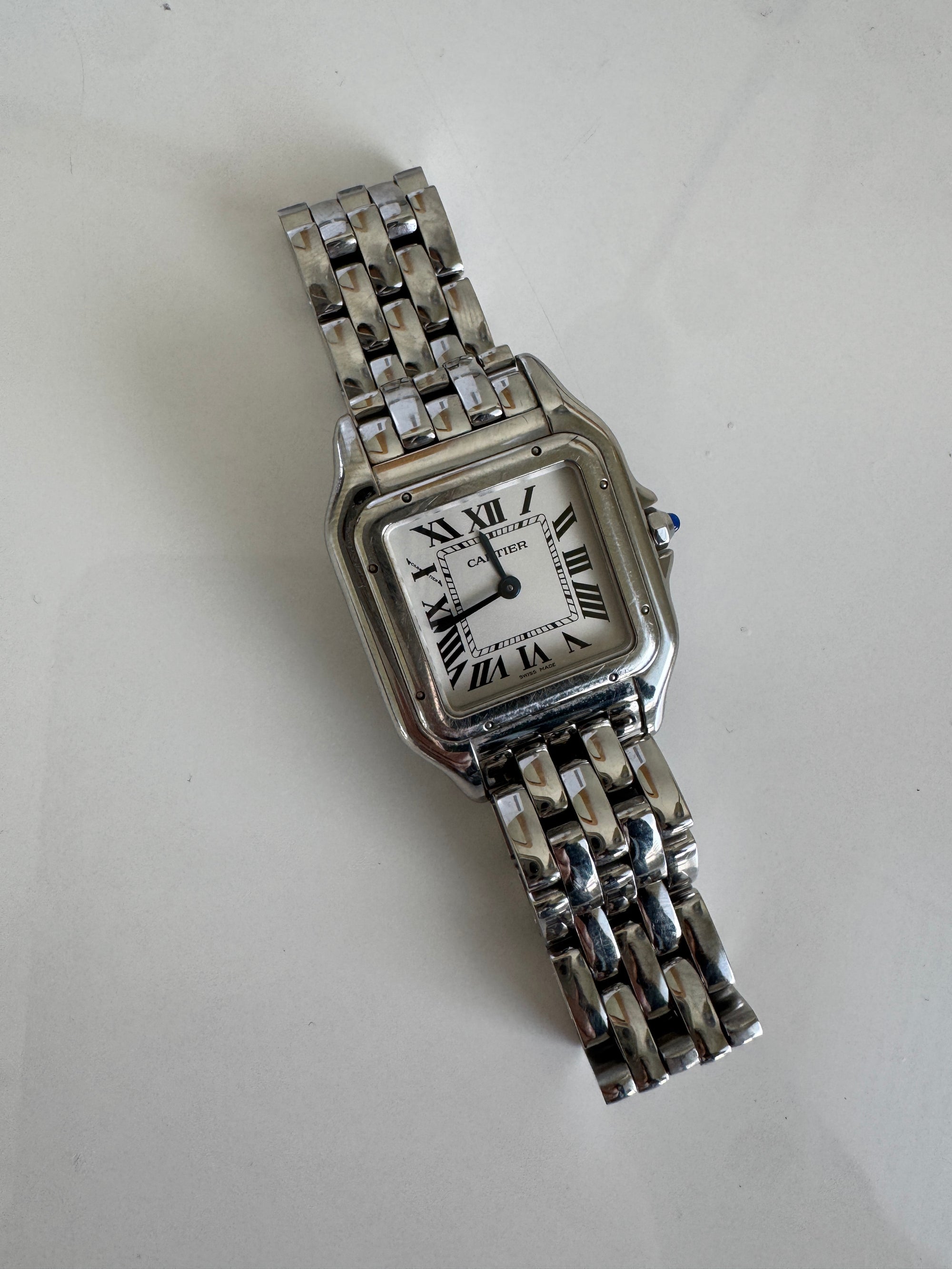 Cartier Panthère Watch, Silver, Medium