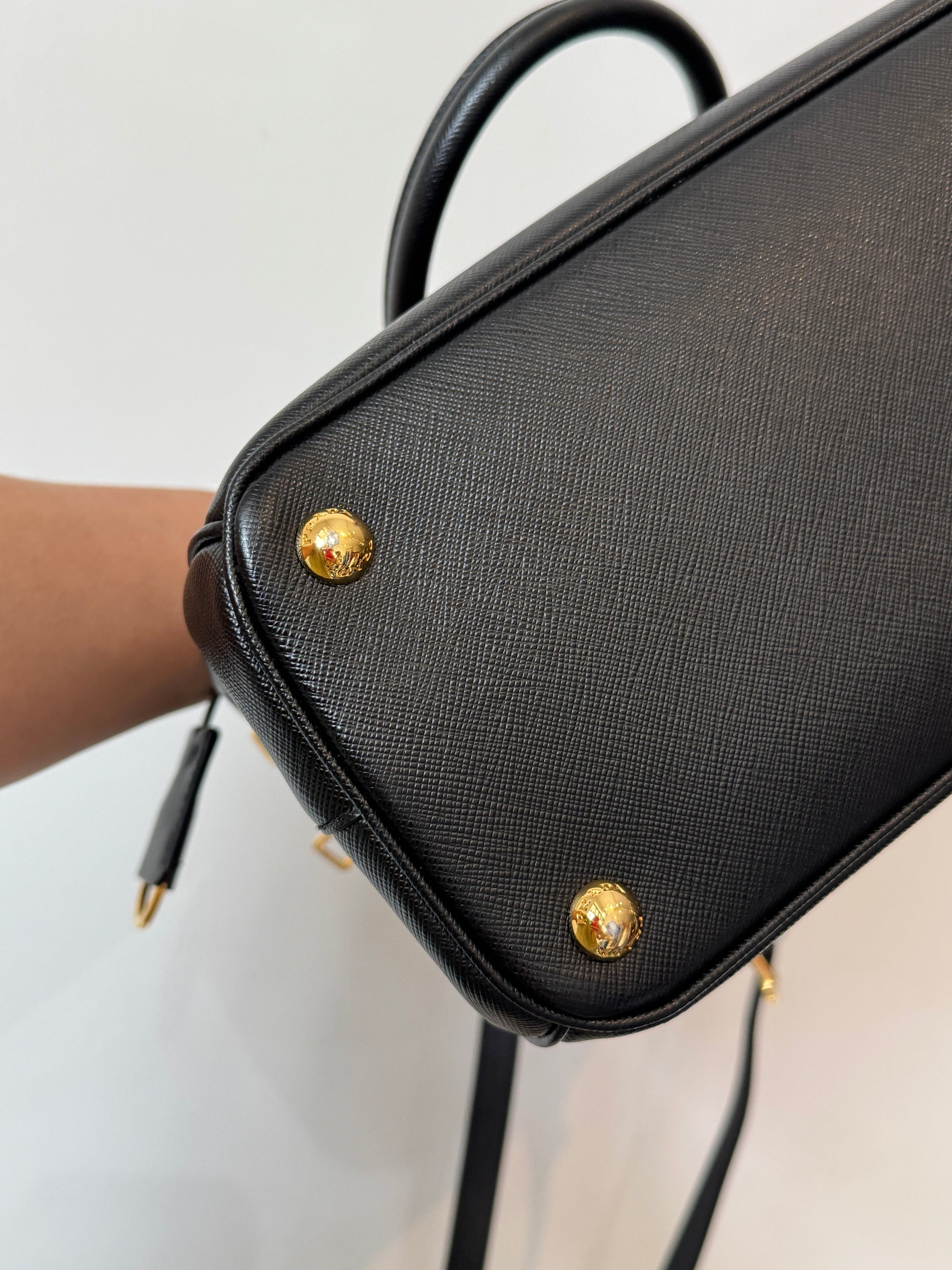 Prada Black Small 2017 Galleria Tote