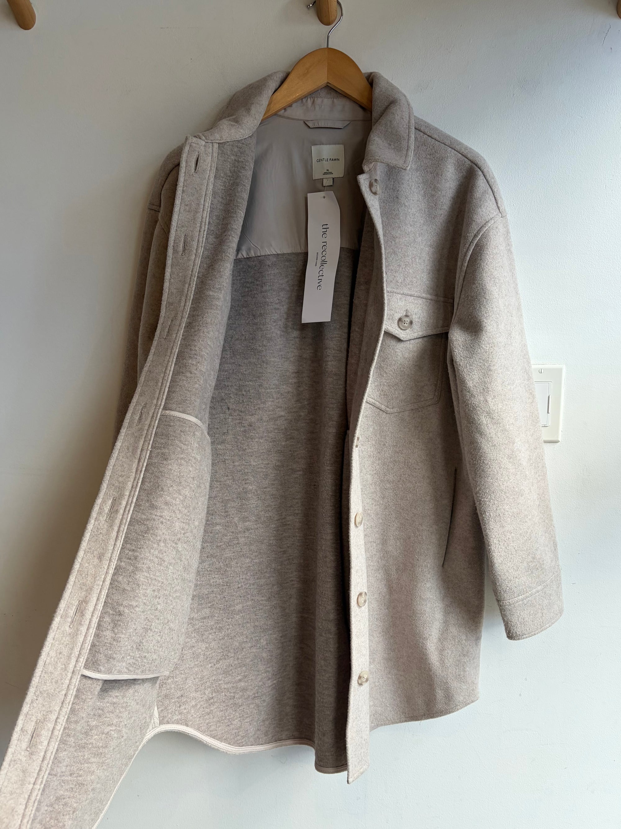 Gentle Fawn Jacket Grey , XL