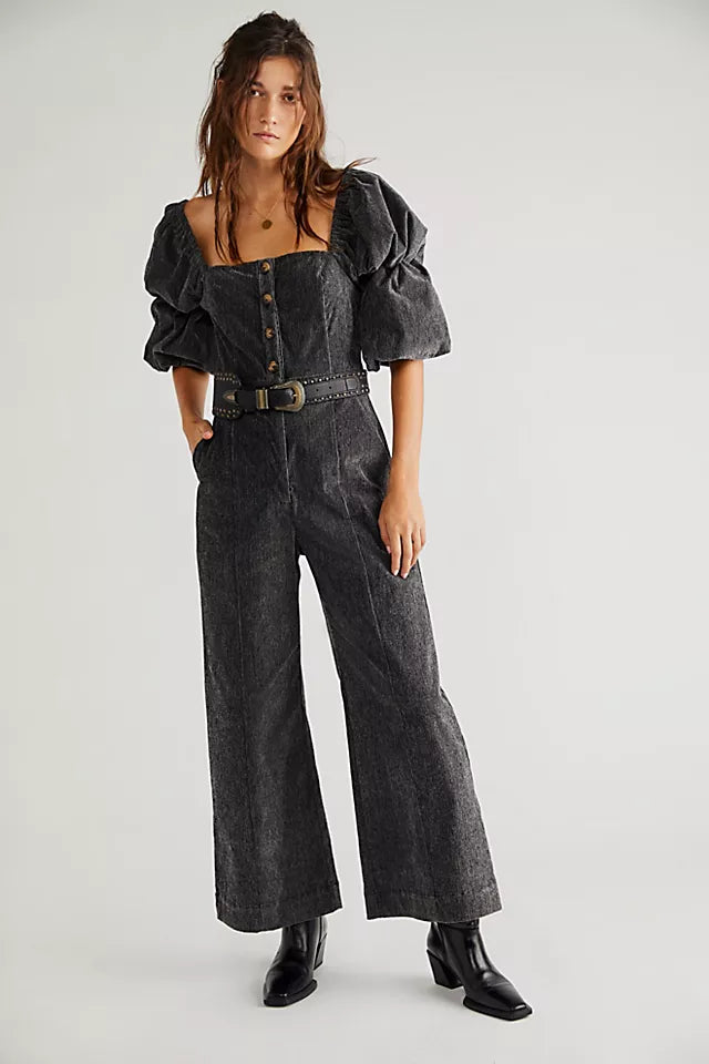 En Saison Corduroy Jumpsuit, M