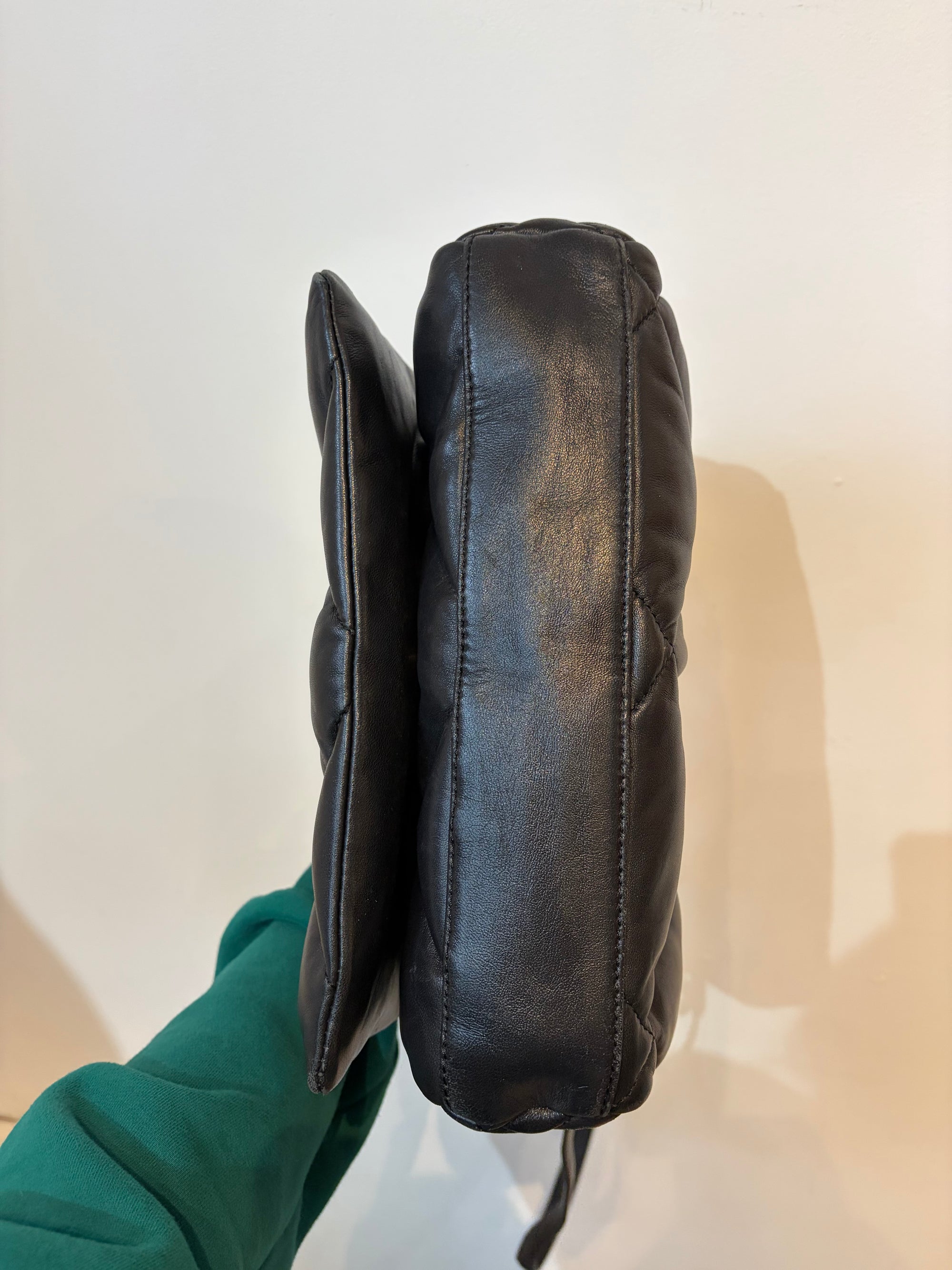 Stand Studio Brynnie Quilted Lamb Leather Handbags Black