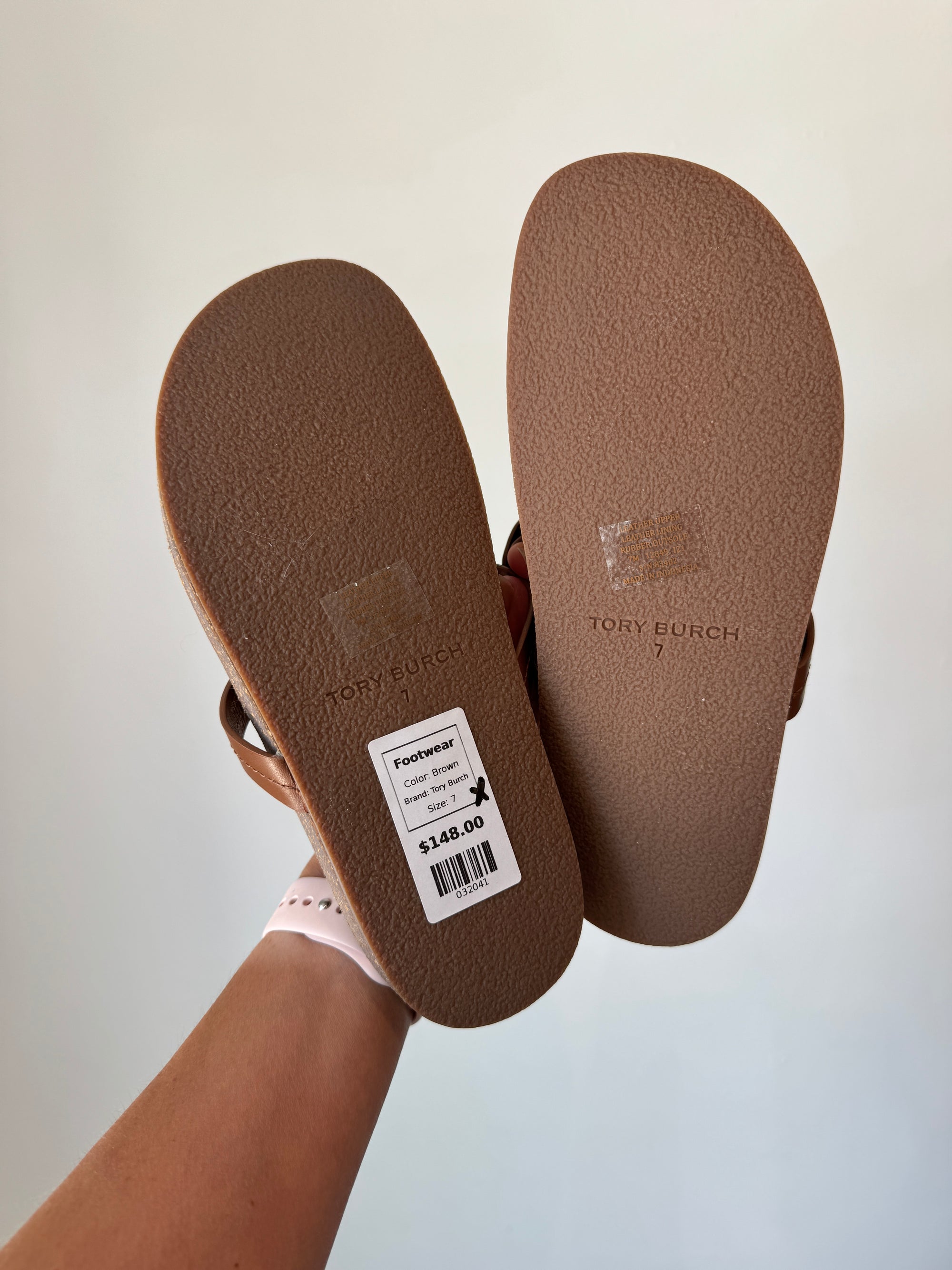 Tory Burch Miller sandals,  Brown, 7