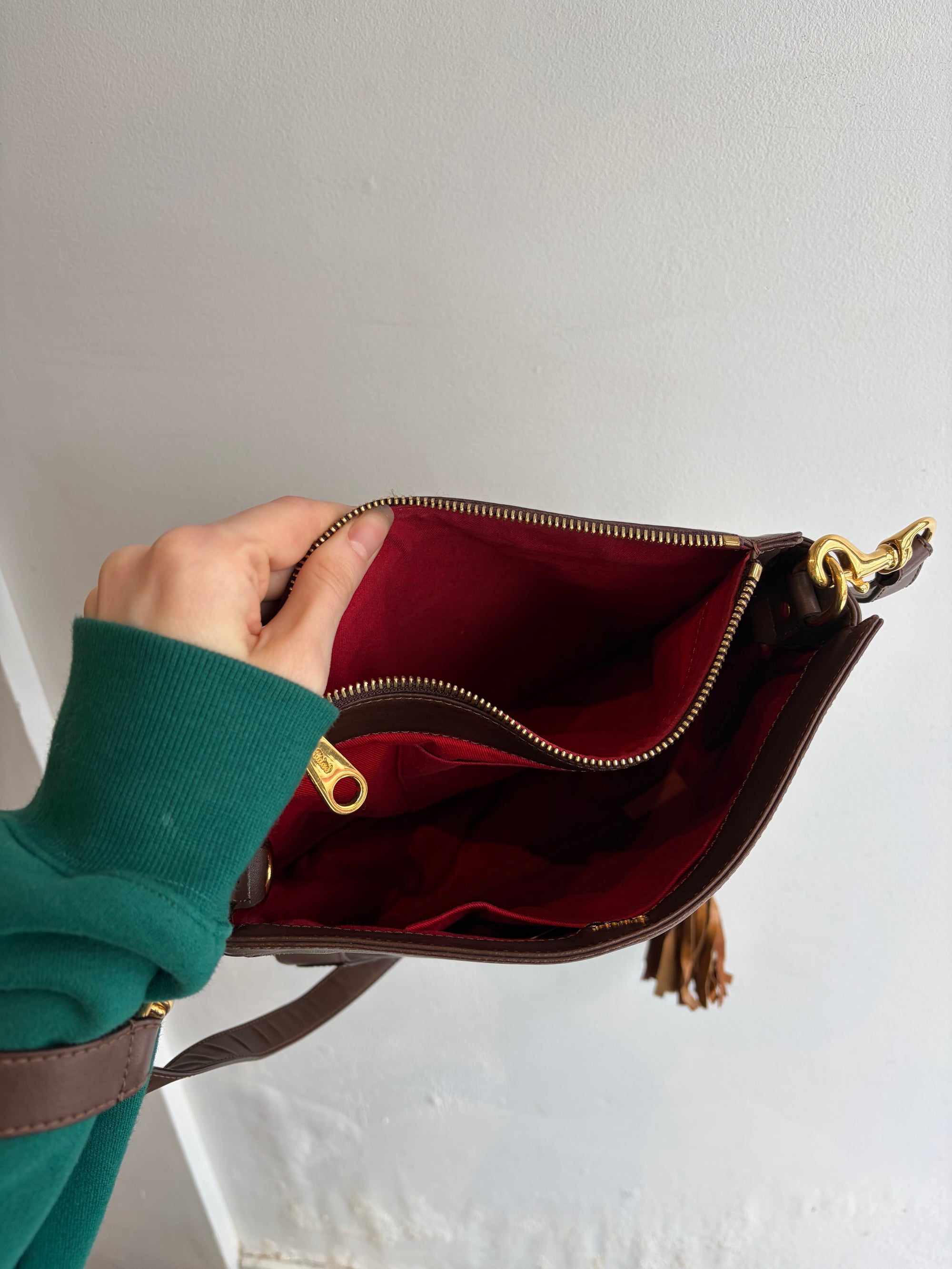 Chloe Eden Crossbody Bag, Brown