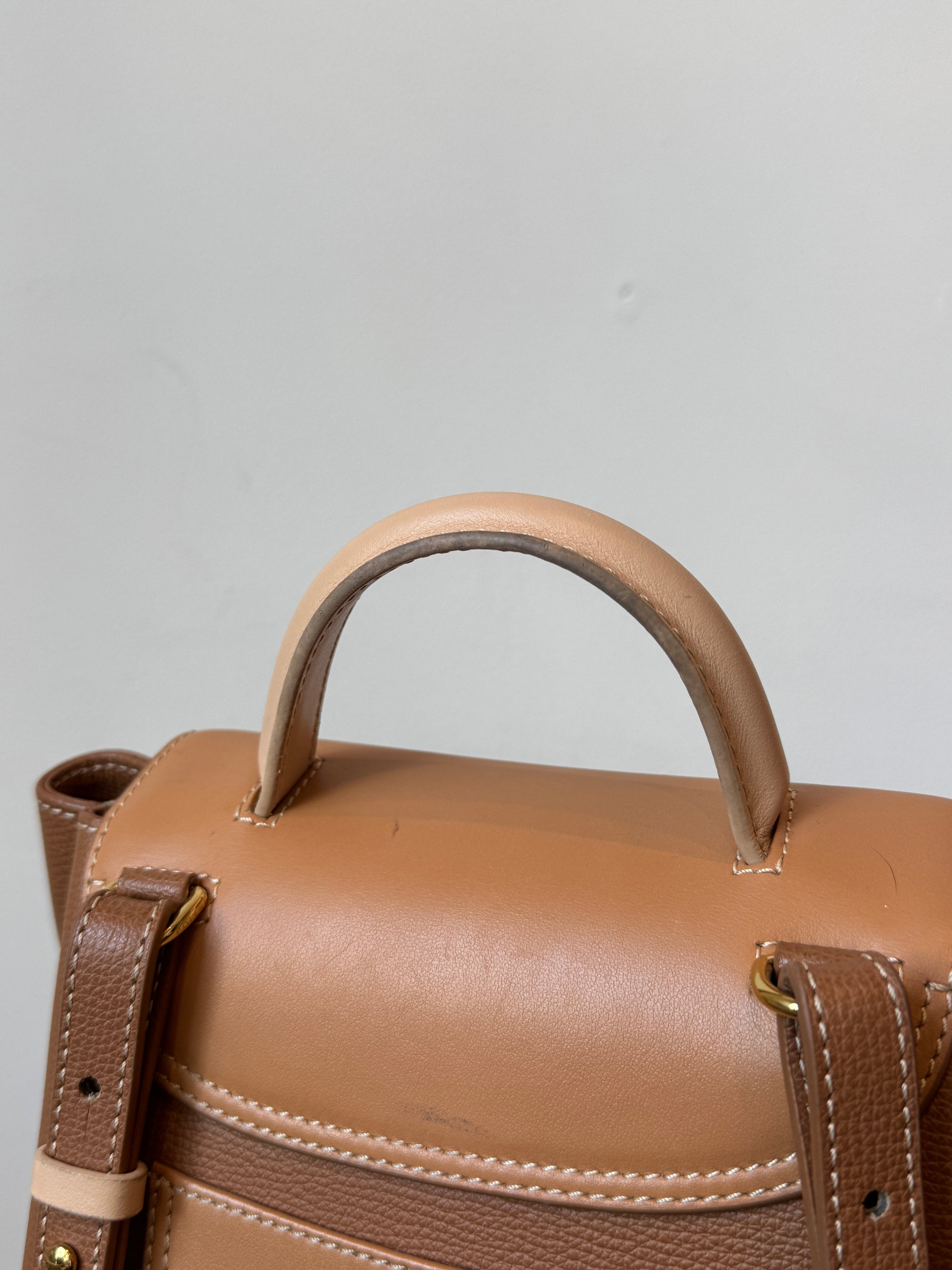 Polène Numero Un Nano Handbag, Camel