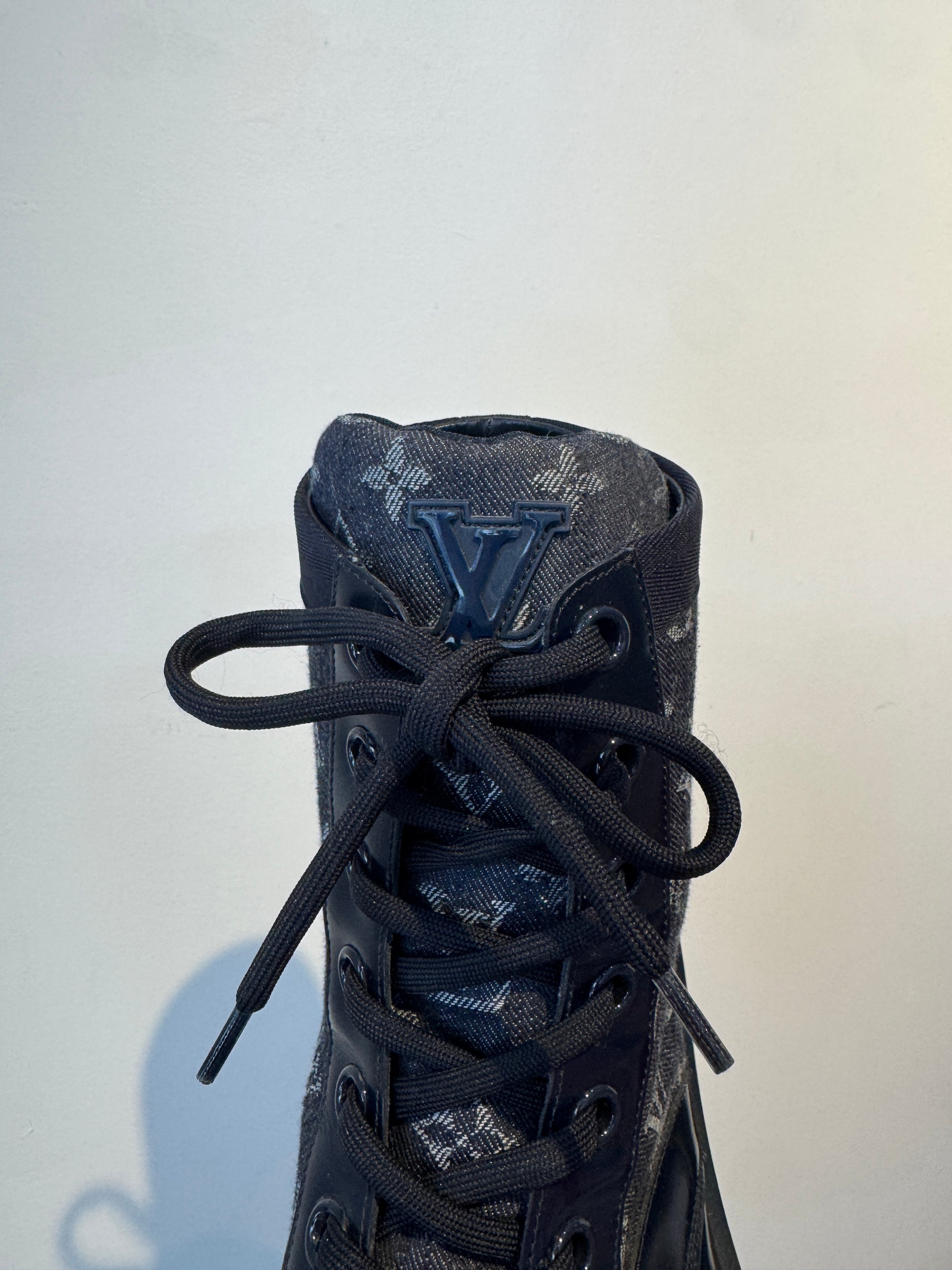 Louis Vuitton Ranger Boots, Navy, 9.5