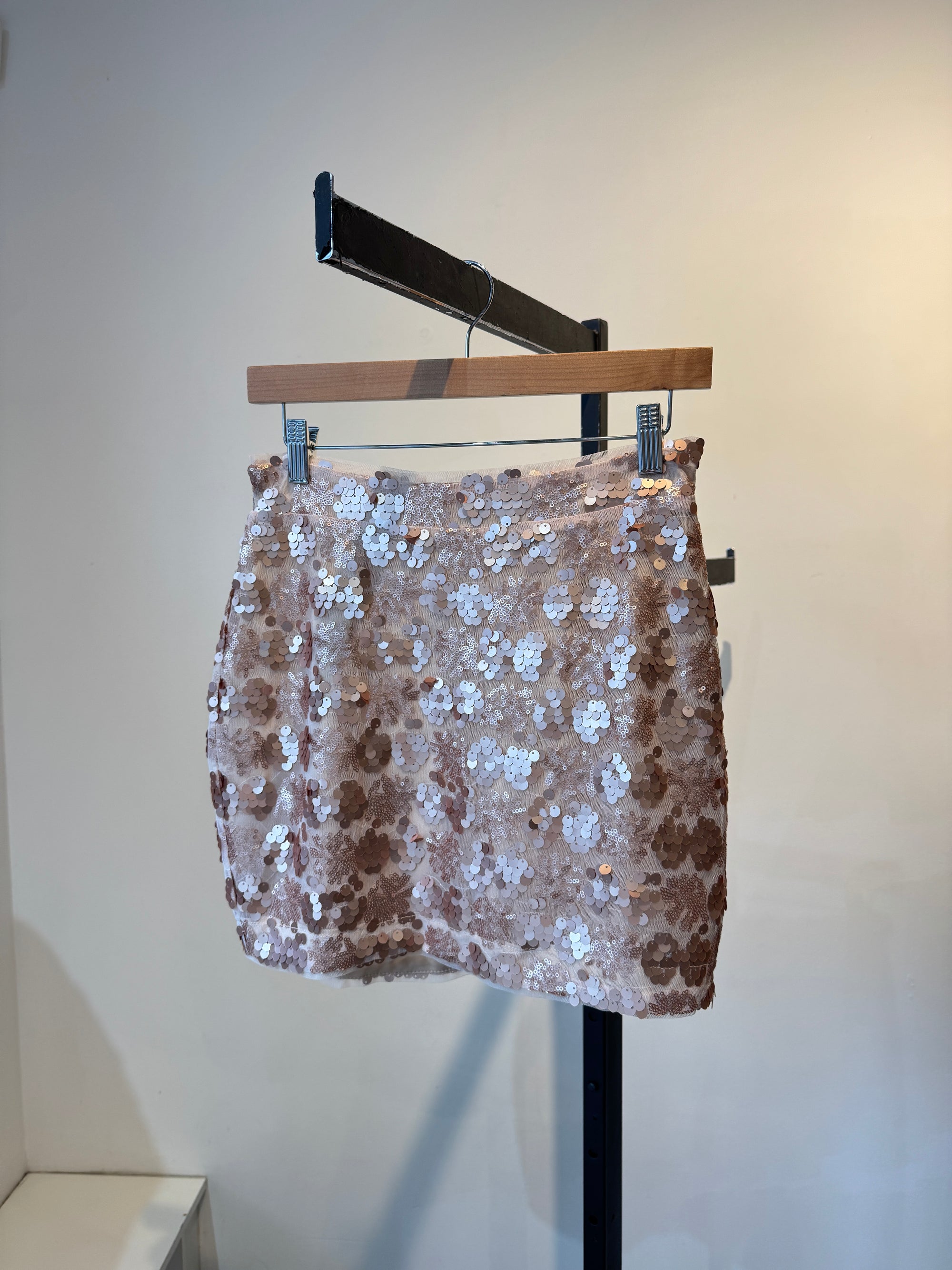 Superdown Skirt Rose Gold , Small