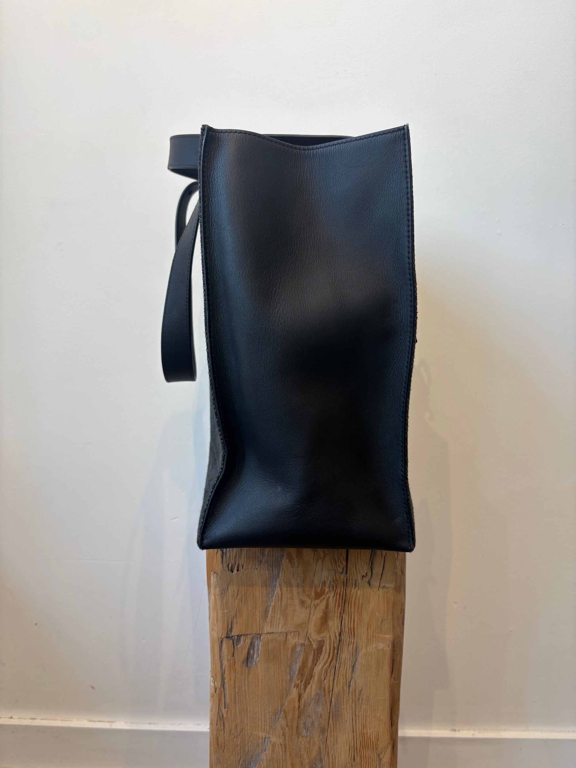 Loewe Buckle Anagram Tote Bag, Handbags Black