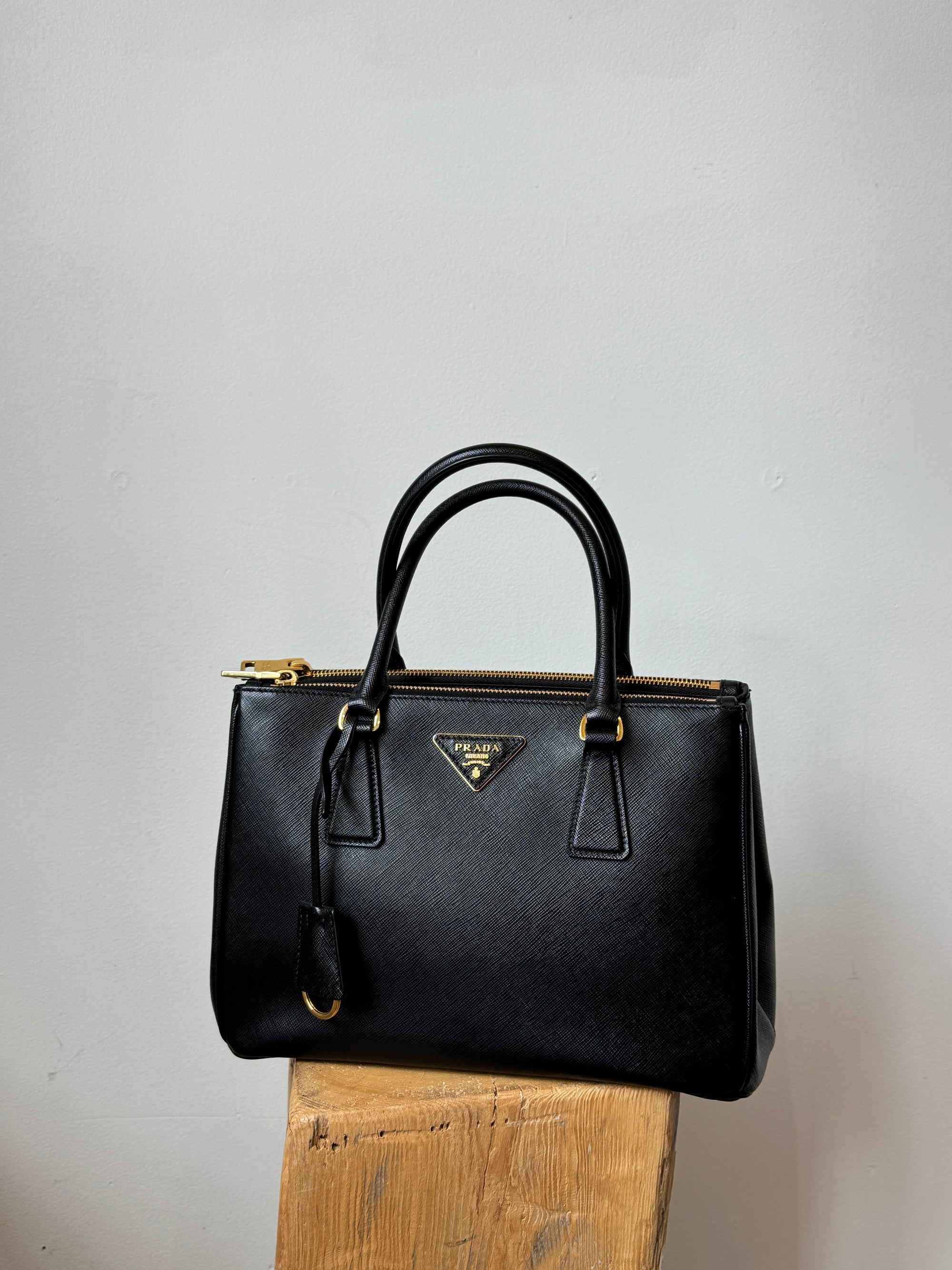 Prada Black Small 2017 Galleria Tote