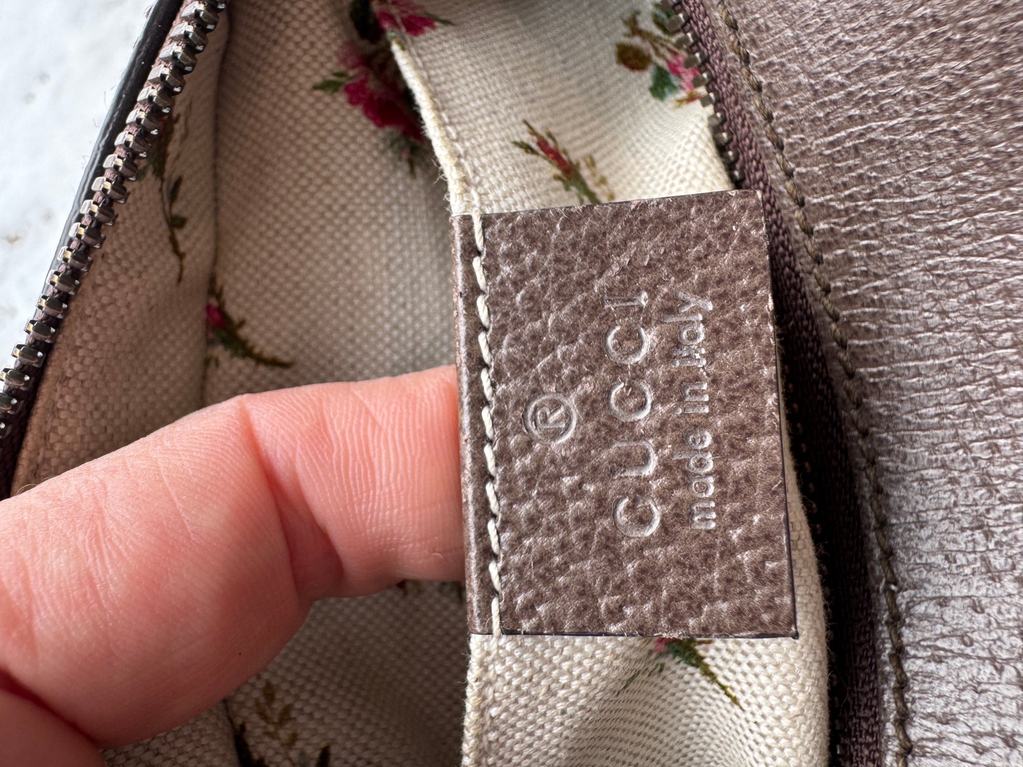 Gucci Neo Vintage GG Supreme Shoulder Bag,  Monogram Brown