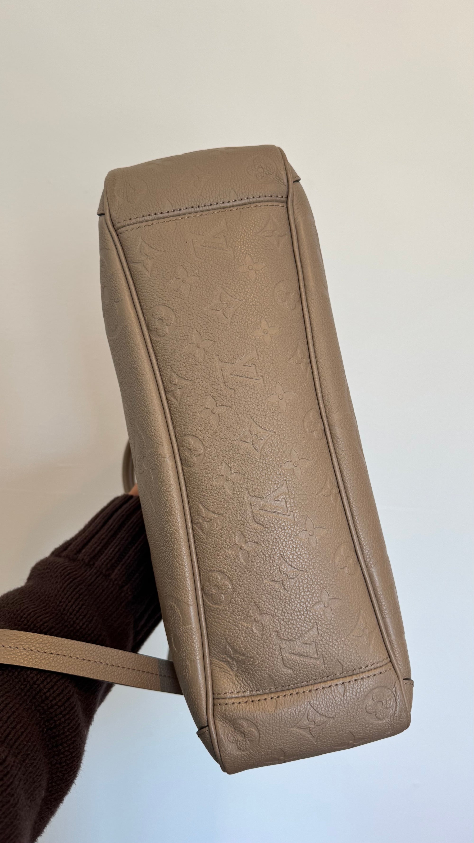 Louis Vuitton Trianon MM Handbag, Tourterelle Grey