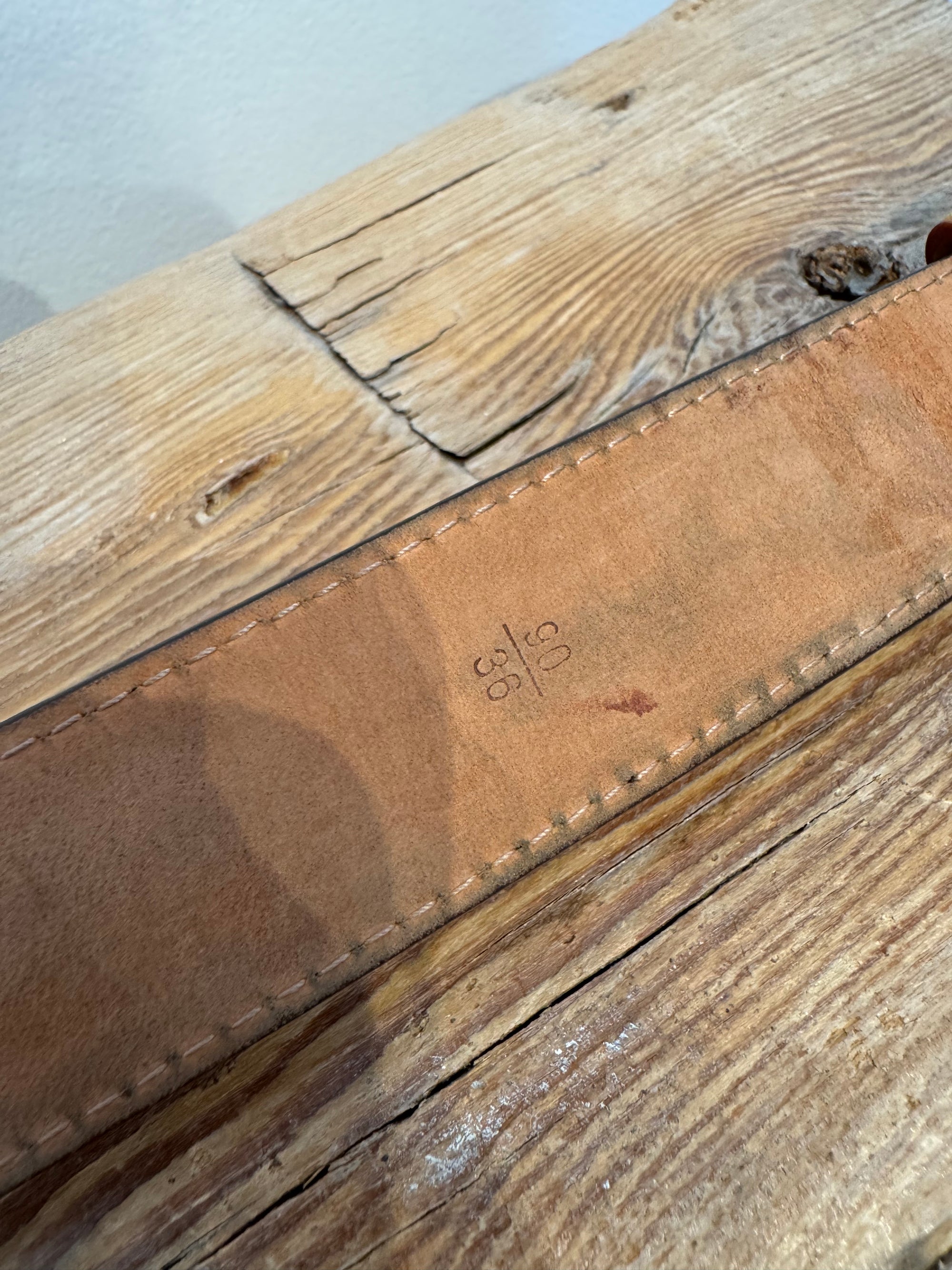 Louis Vuitton Limited Edition Dentelle Belt, Brown, 90/36