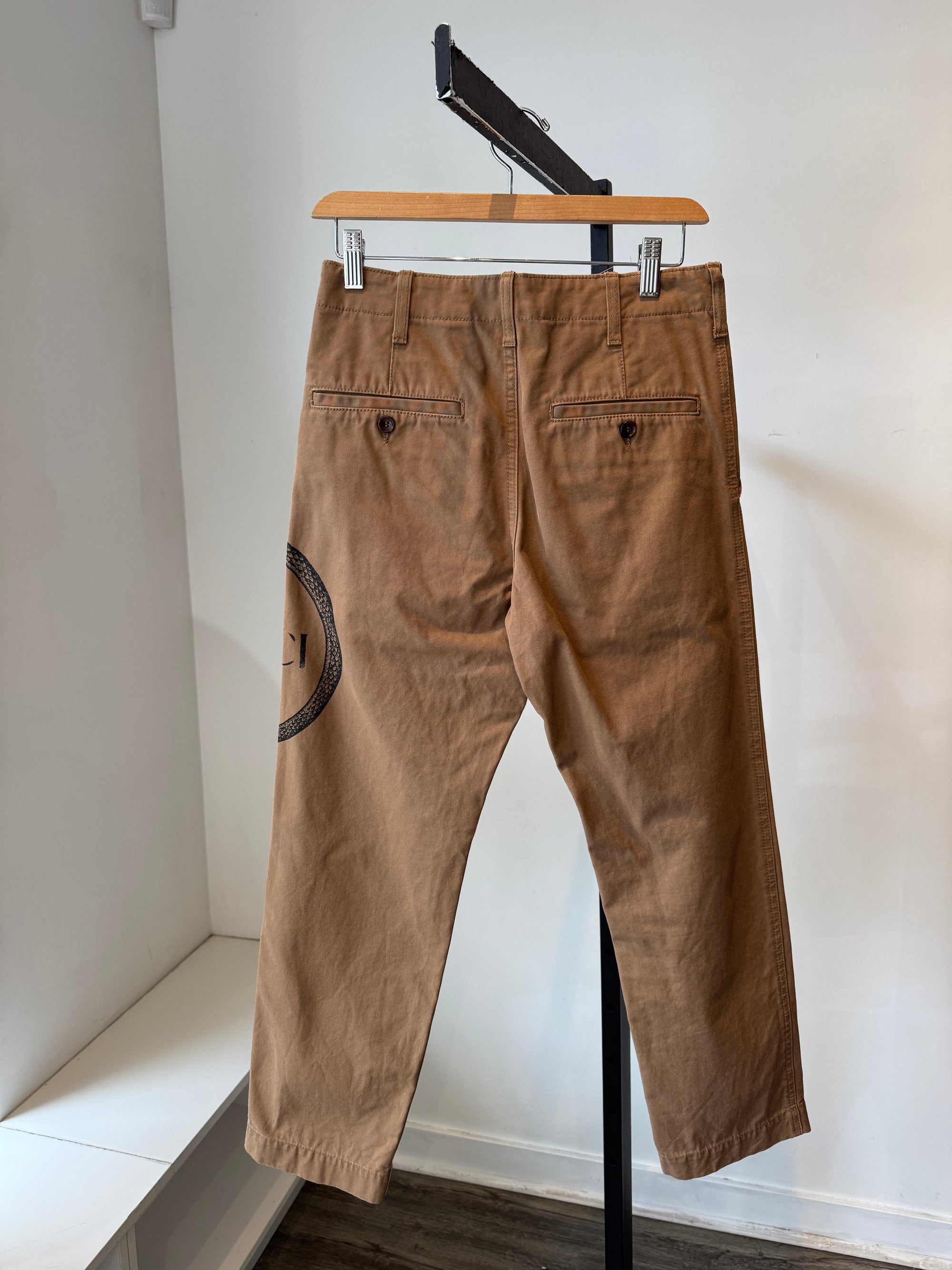 Gucci Tan Logo Trousers, 2