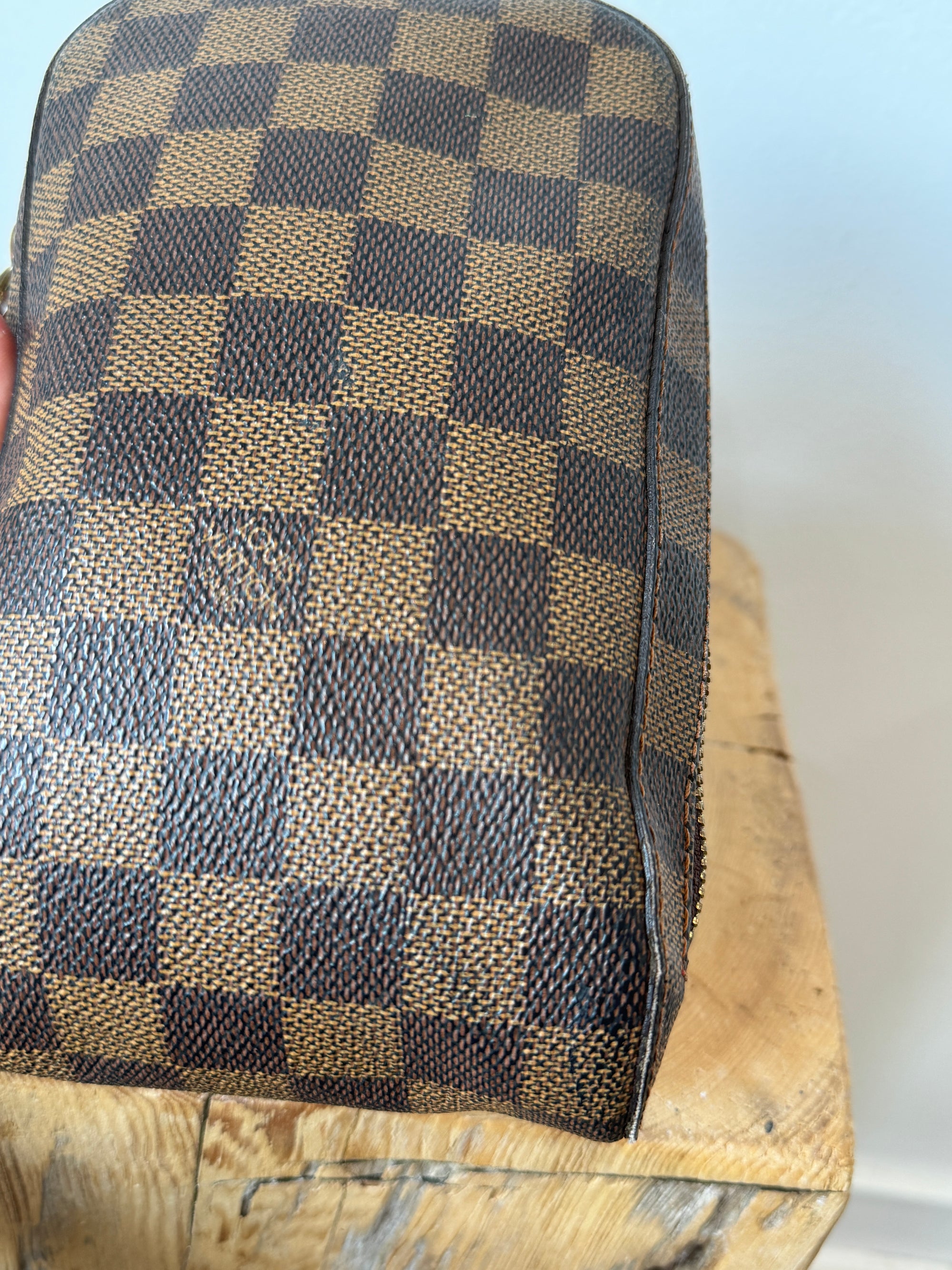 Louis Vuitton Vintage 2002 Geronimous Belt Bag, Damier Ebene