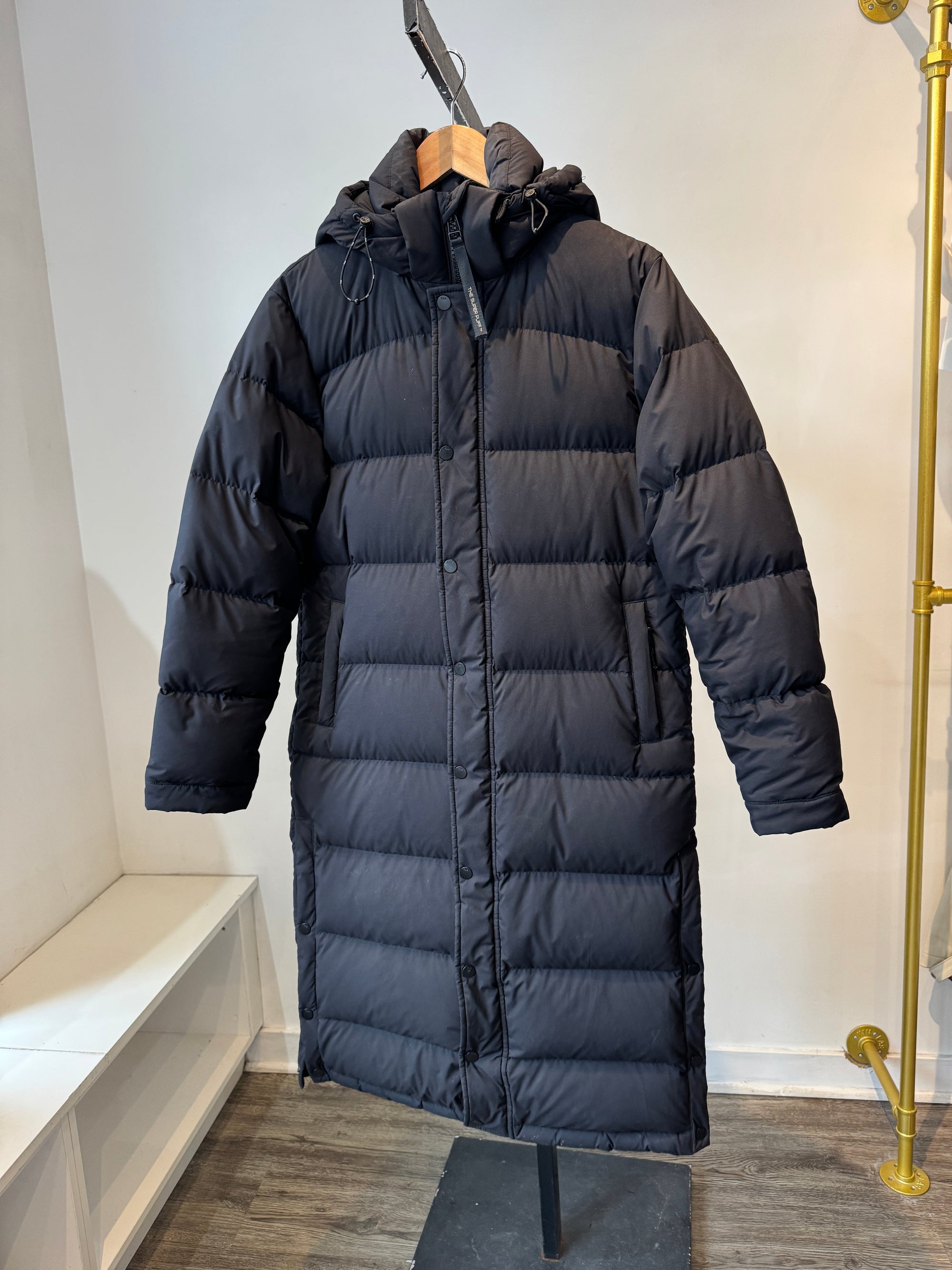 Aritzia The SuperPuff Long Coat, Black , 2XS