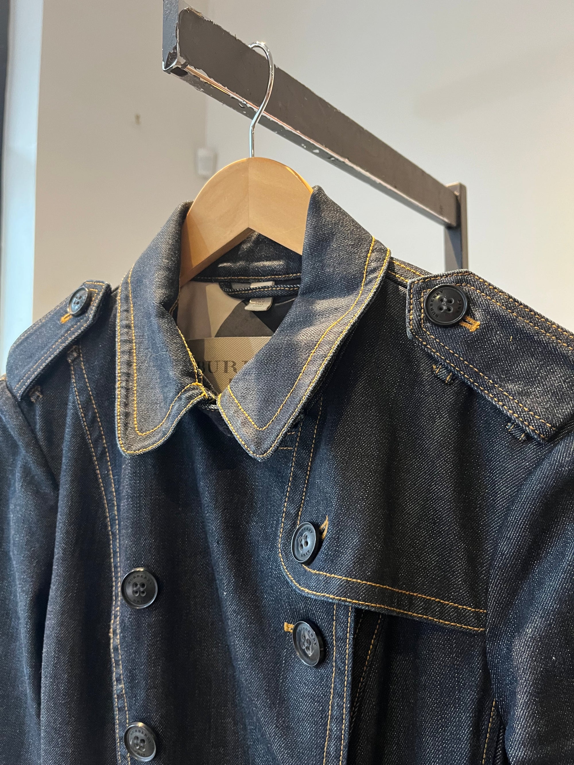 Burberry Brit denim trench coat, 10