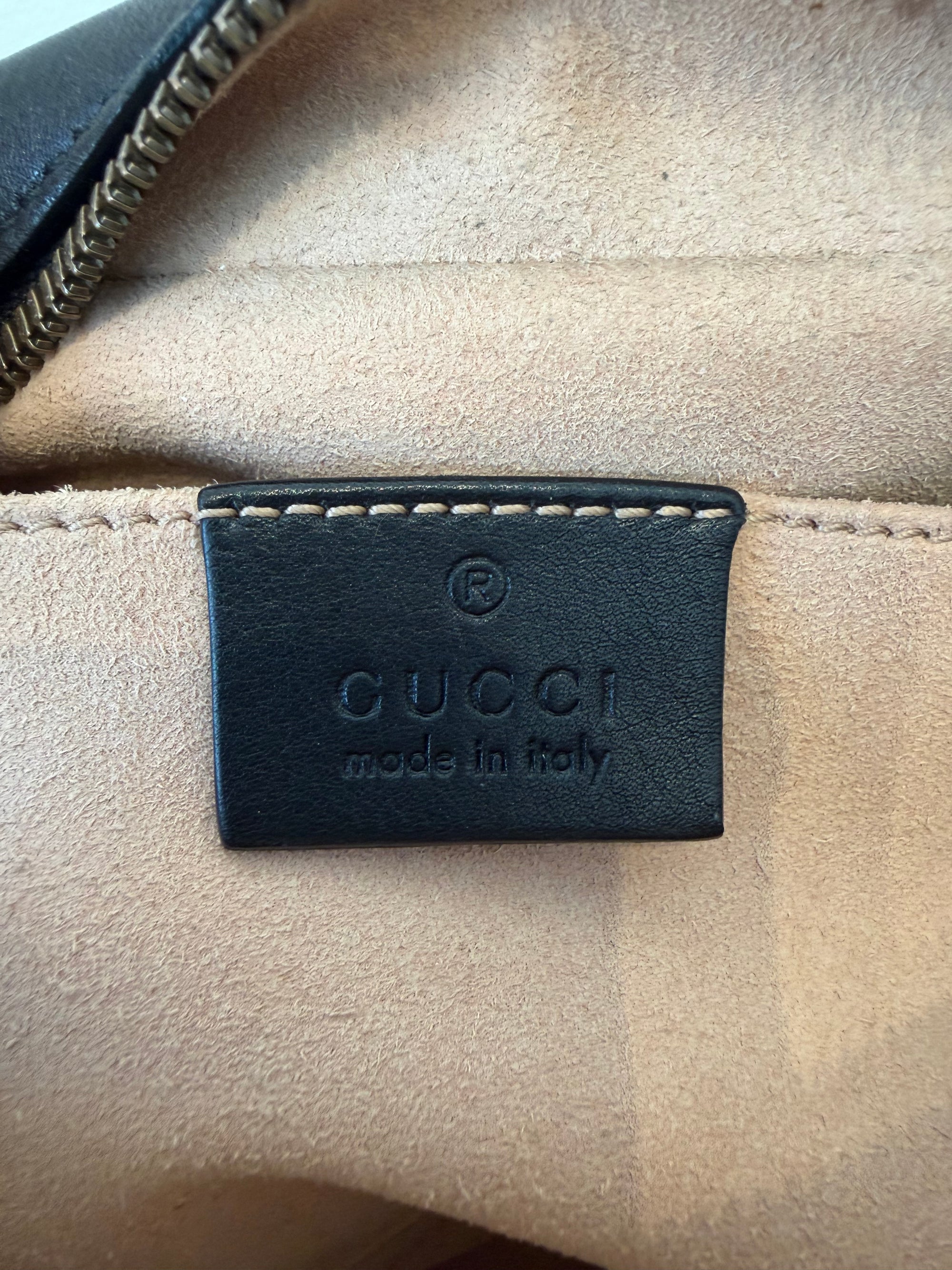Gucci GG Matelassé Small Camera Bag, Black