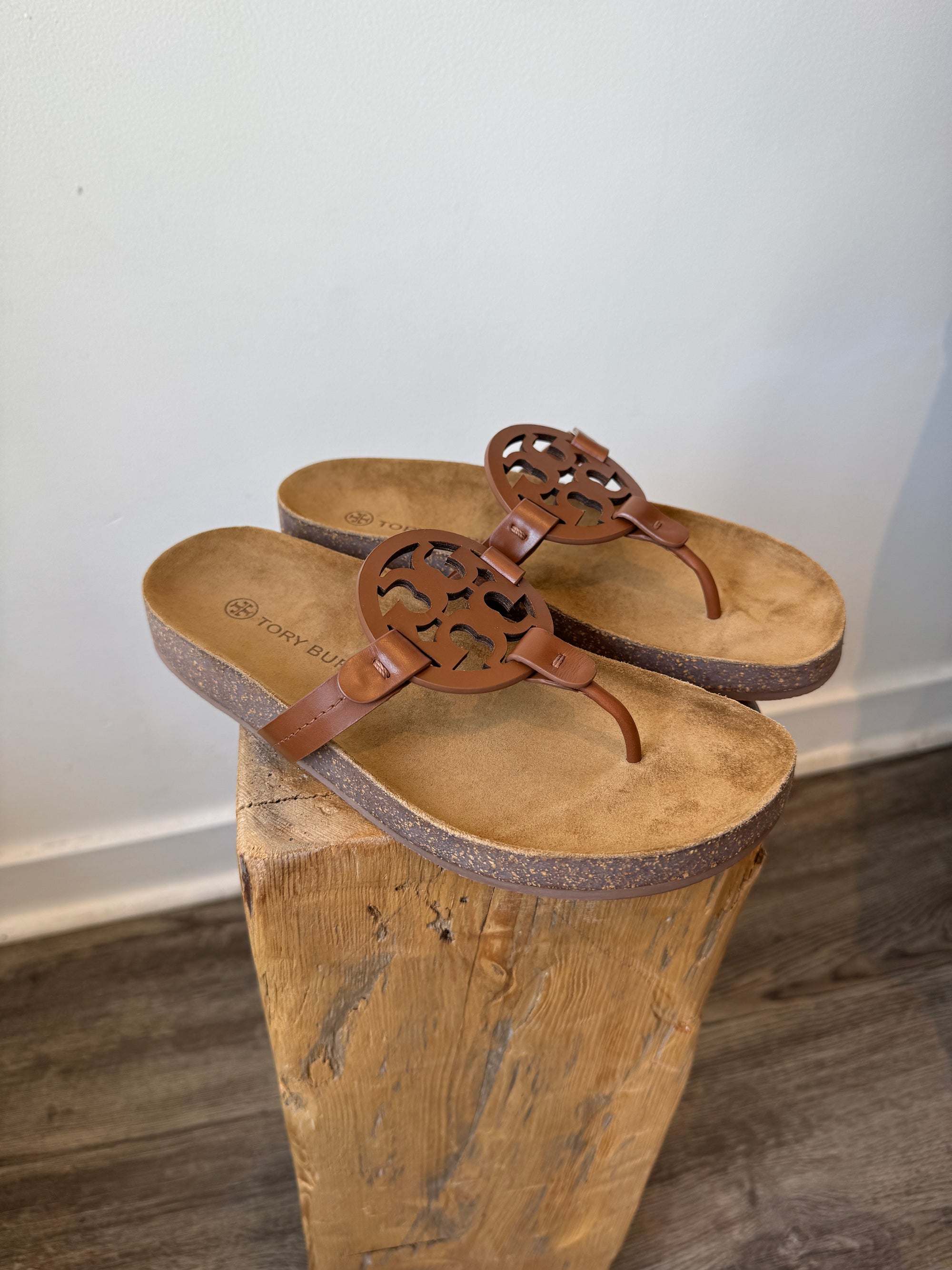 Tory Burch Miller sandals,  Brown, 7