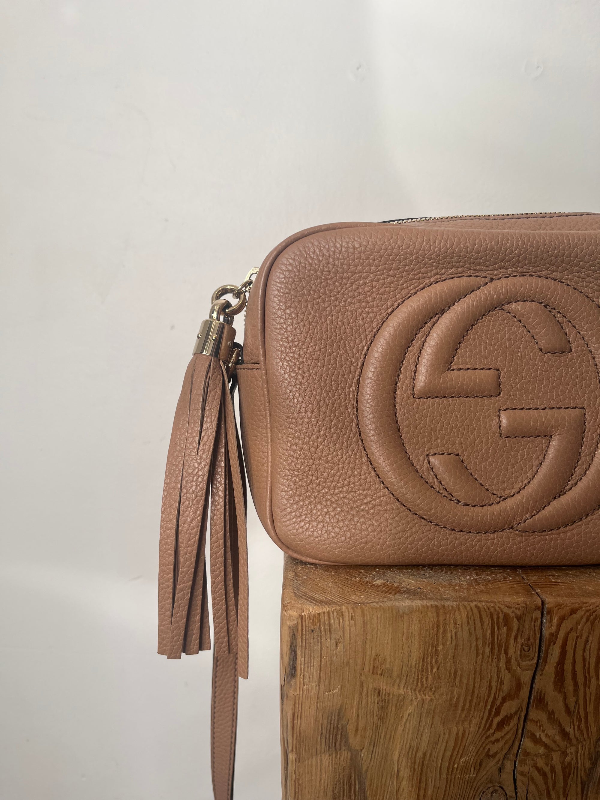 Gucci Soho Disco Bag, Beige