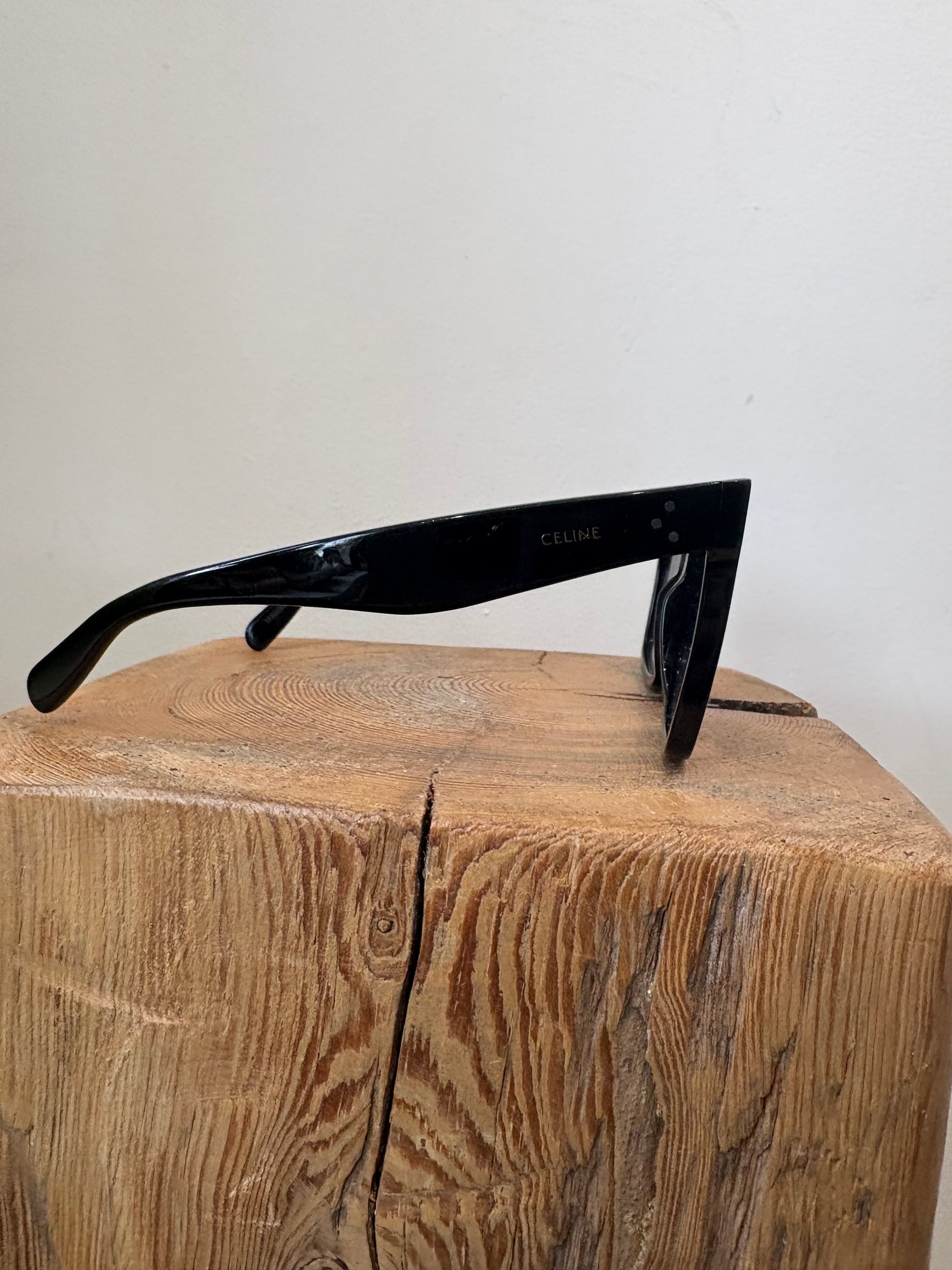 Celine Oversized Cat Eye Sunglasses, S187 Black