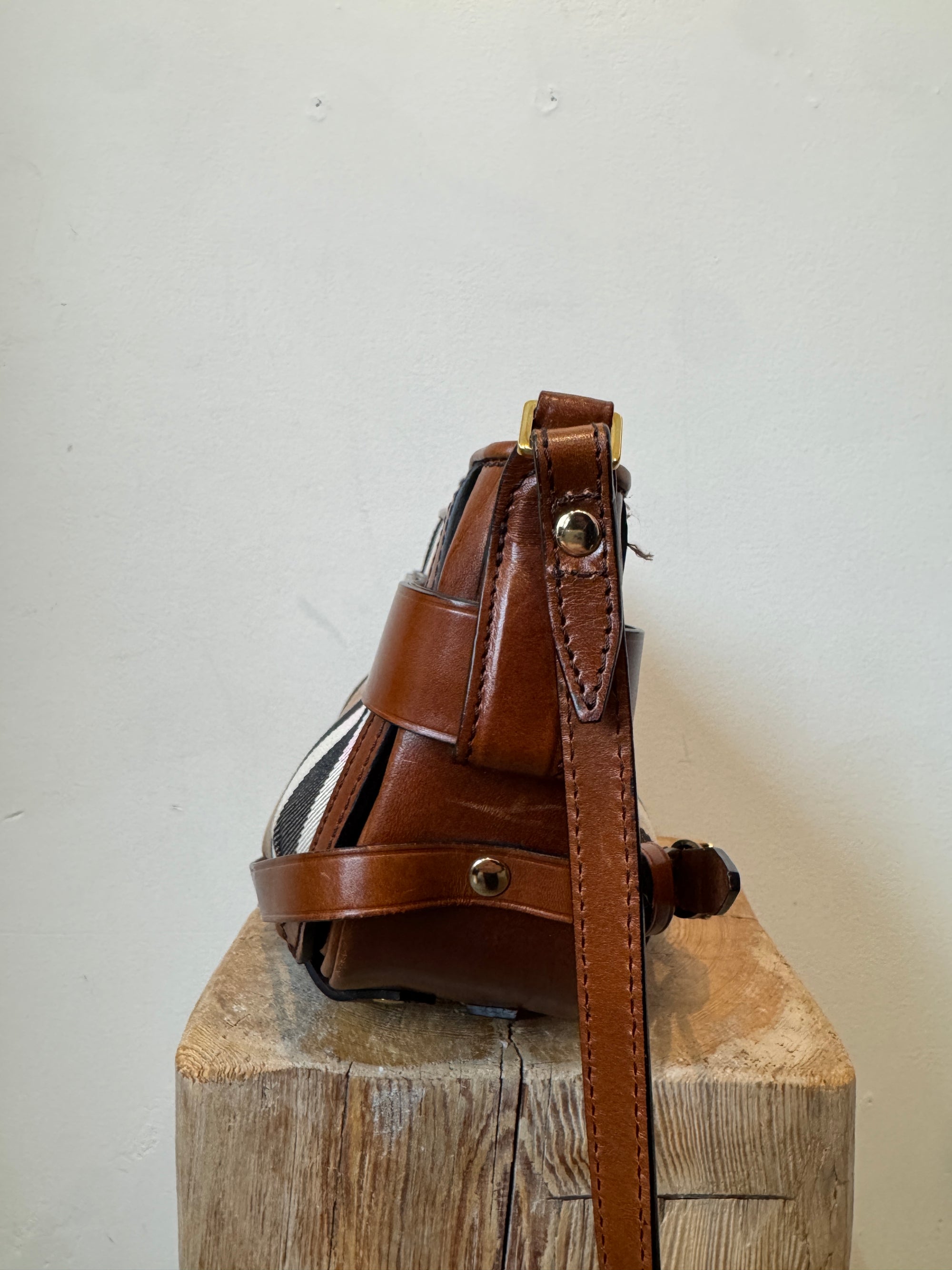 Burberry Bridle House Check Crossbody Bag