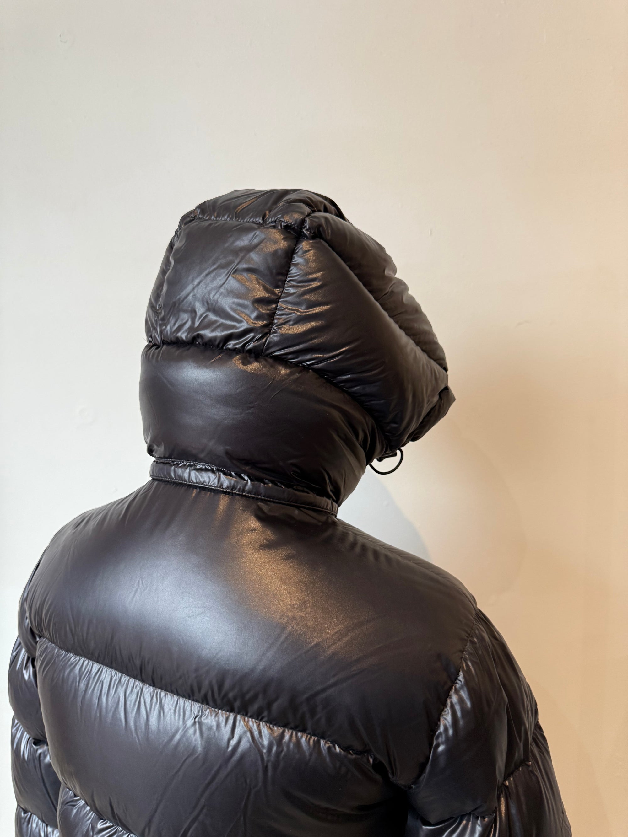 The SuperPuff Coat, Hi Gloss Black, XS