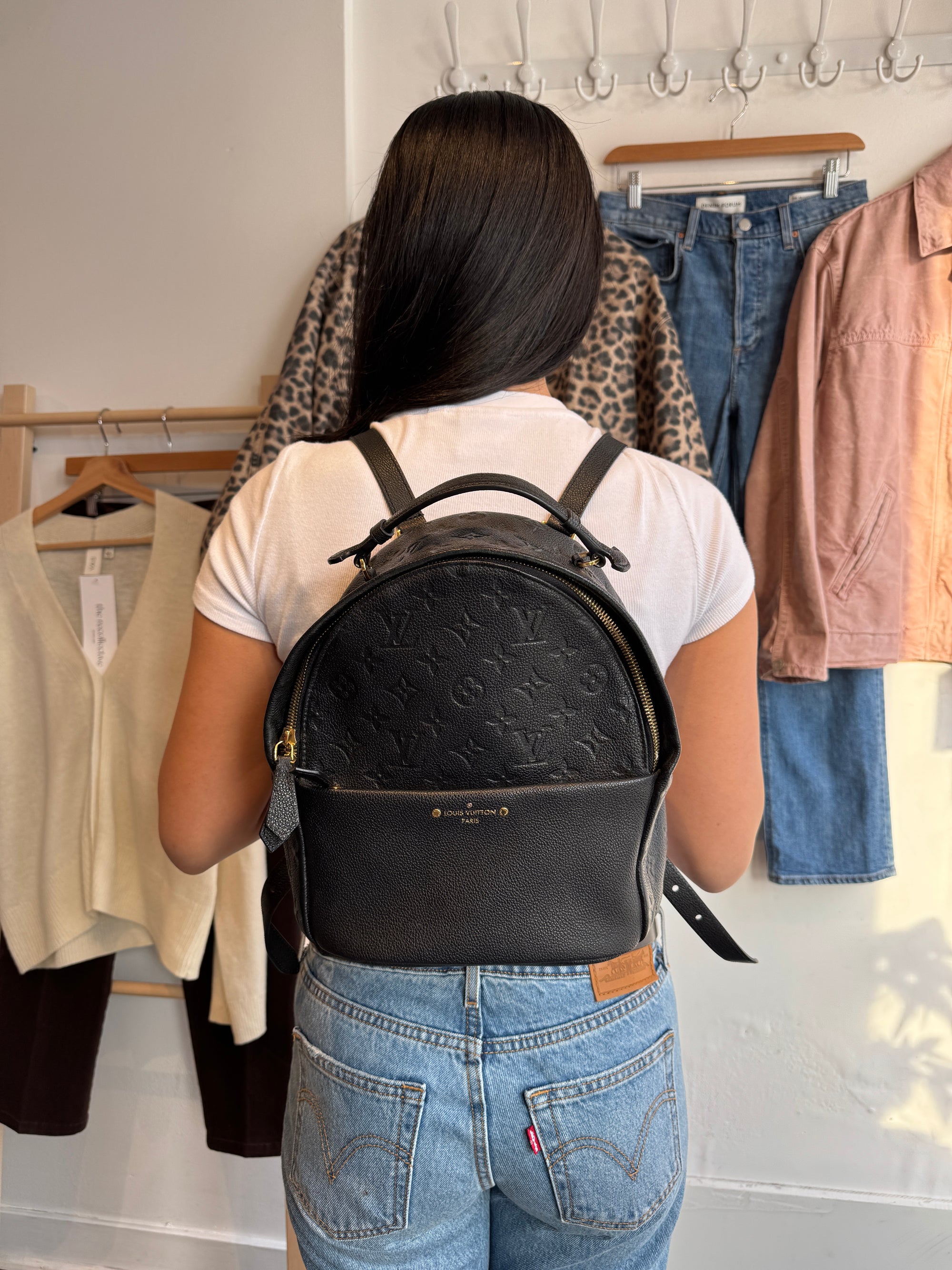 Louis Vuitton Empreinte Sorbonne Backpack Black